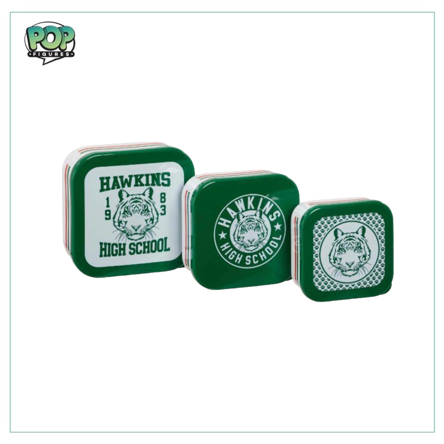 Funko nesting storage box featuring Stranger Things design, perfect for organizing your collectibles and keeping them safe.