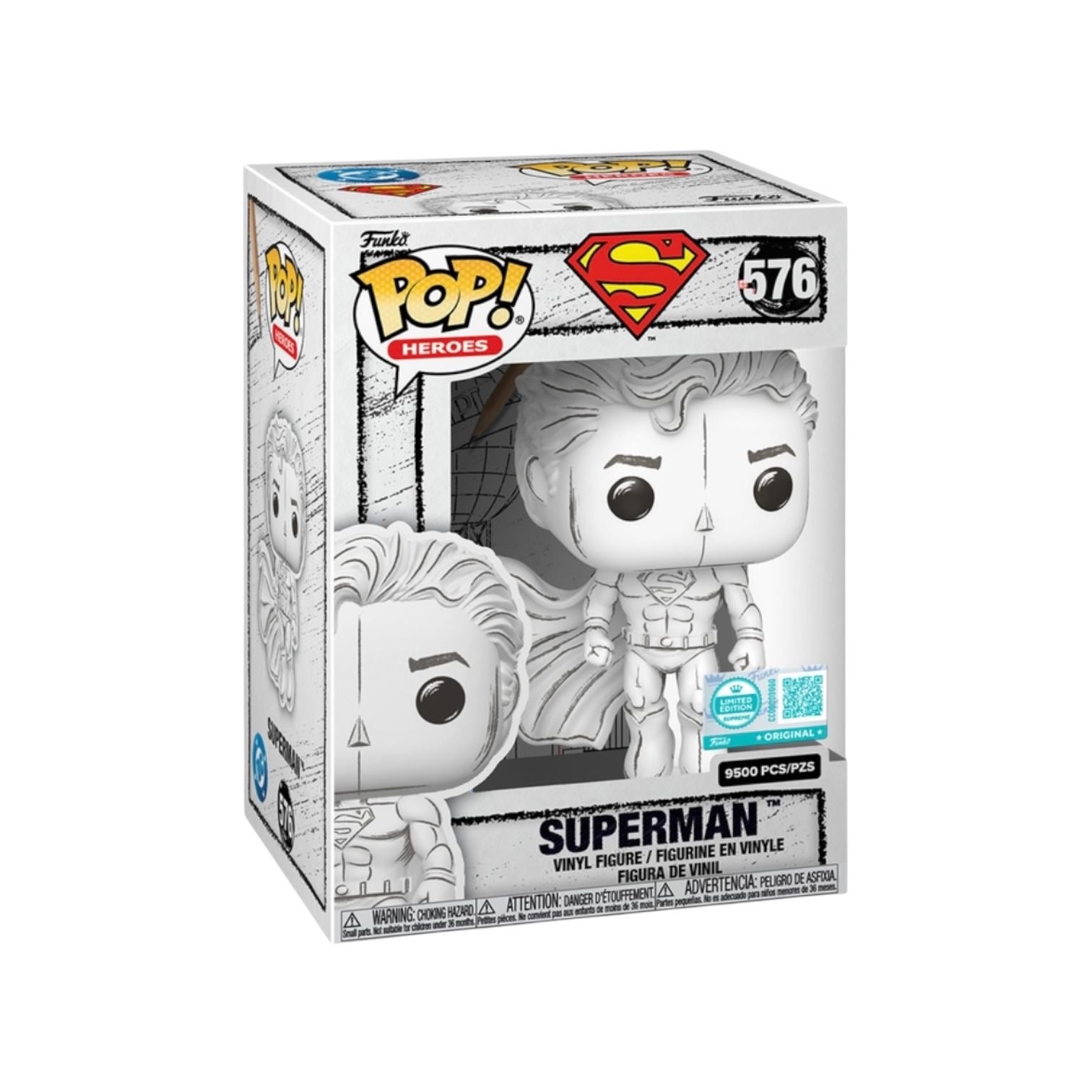 Superman #576 (Sketched) Funko Pop! - DC - Funko Supreme Exclusive LE9500 Pcs Box