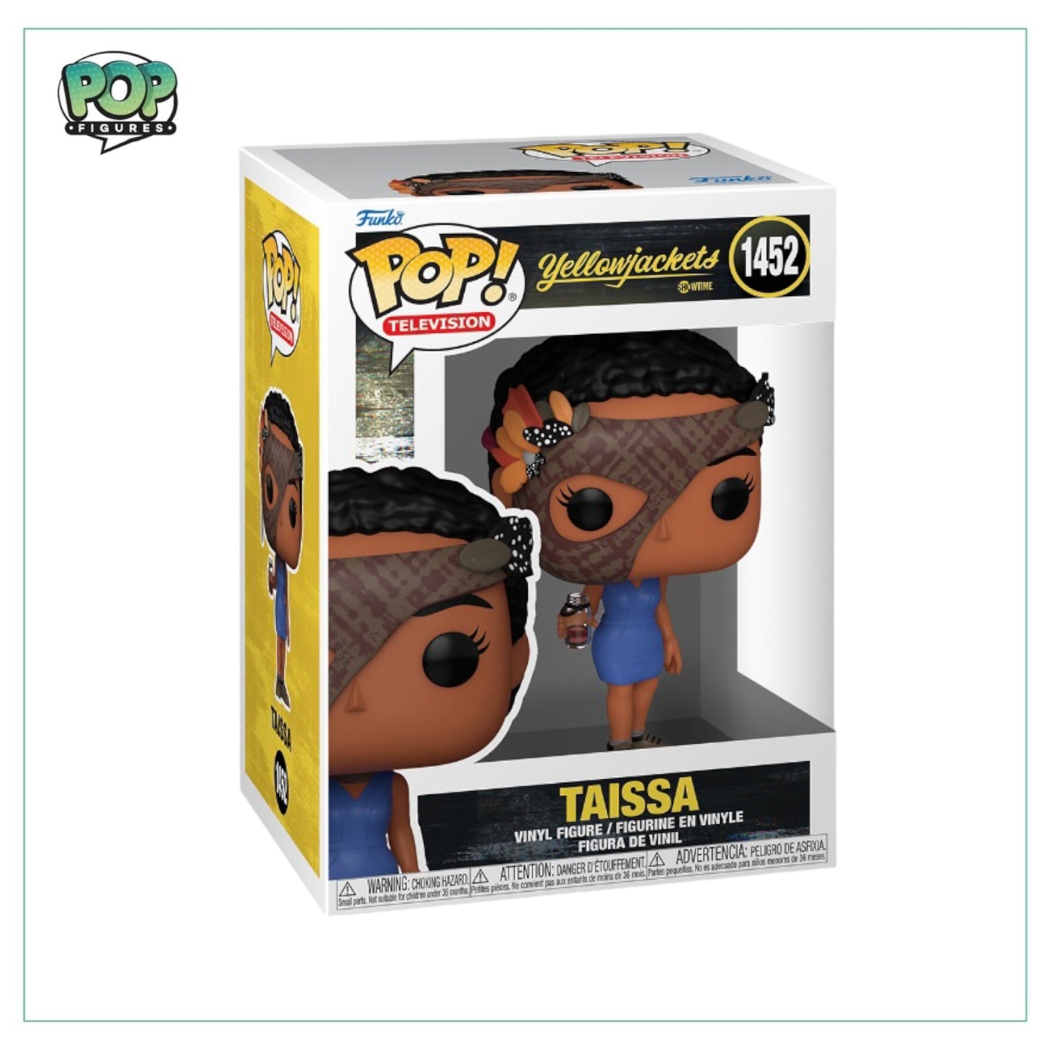 Funko Pop! figure of Taissa from YellowJackets, showcasing her distinctive style and character from the Showtime series.