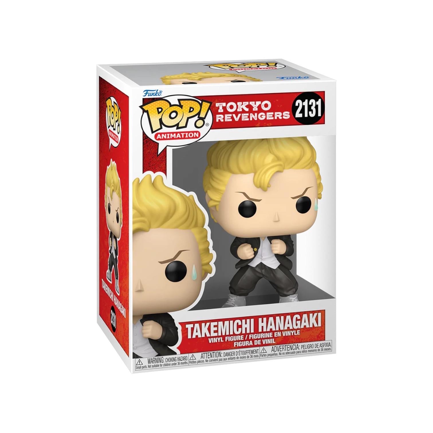 Funko Pop! vinyl figure of Takemichi Hanagaki from Tokyo Revengers in packaging