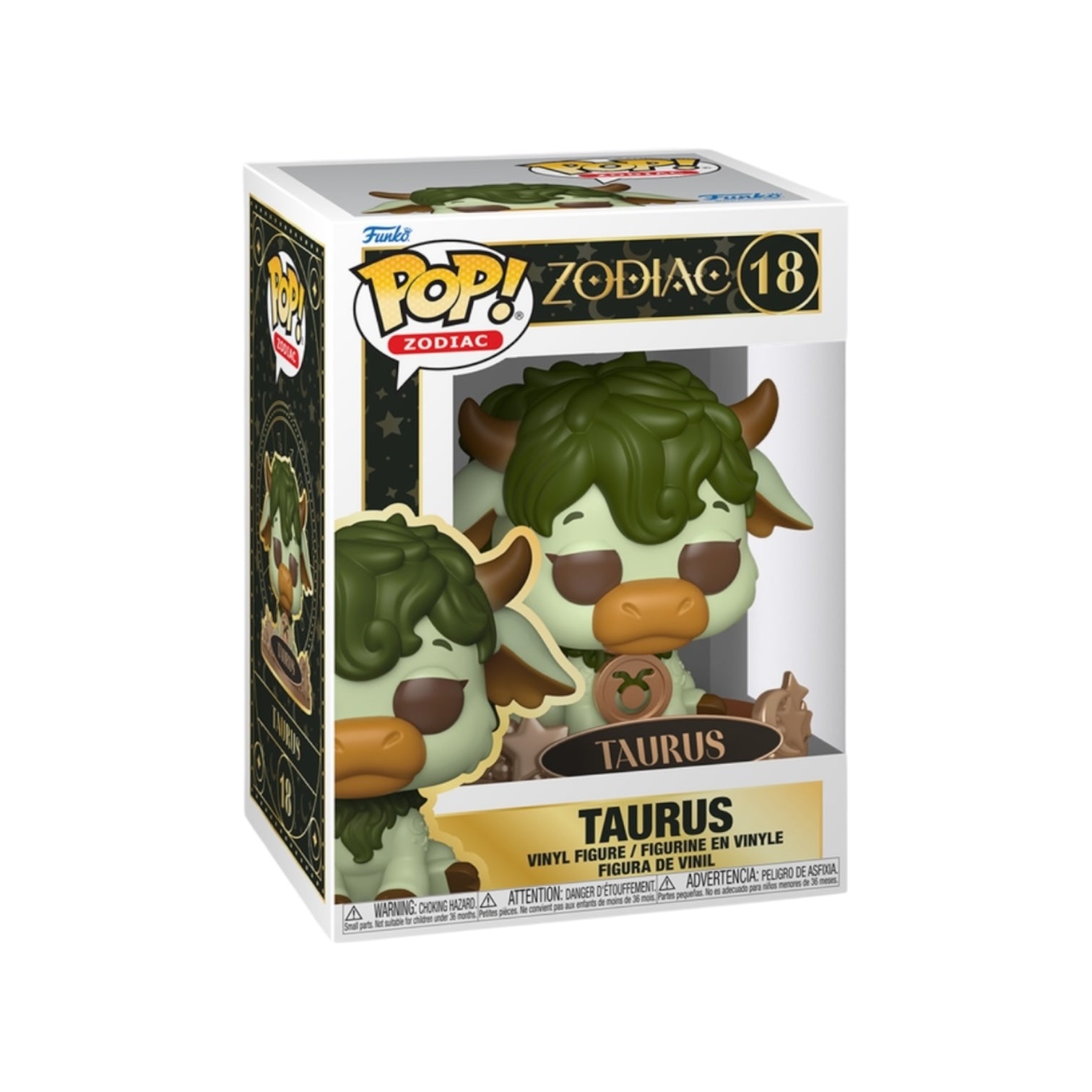 Taurus 18 Funko pop Green vinyl figure on a white background