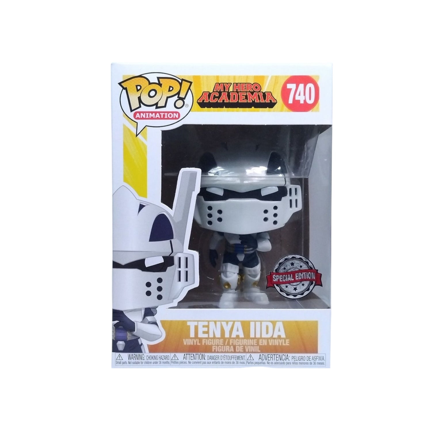 Anime robot standing with one hand and arm up to their chest