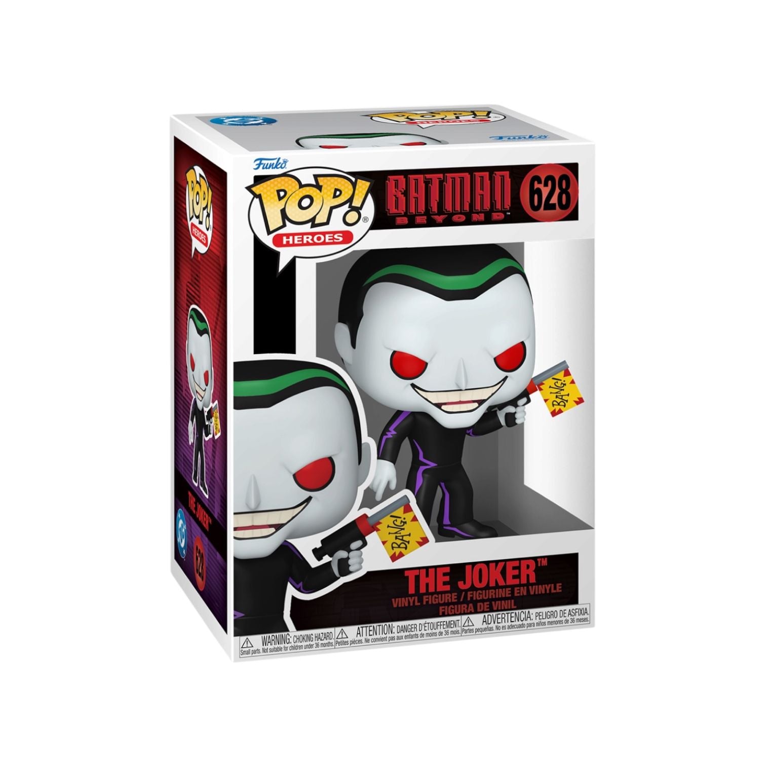 Funko Pop! The Joker vinyl figure in packaging on a white background
