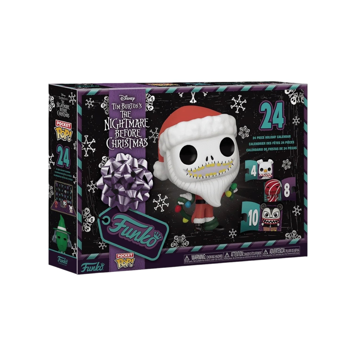 Nightmare Before Christmas Funko Pocket Pop Calendar featuring iconic characters for a festive countdown to Christmas.