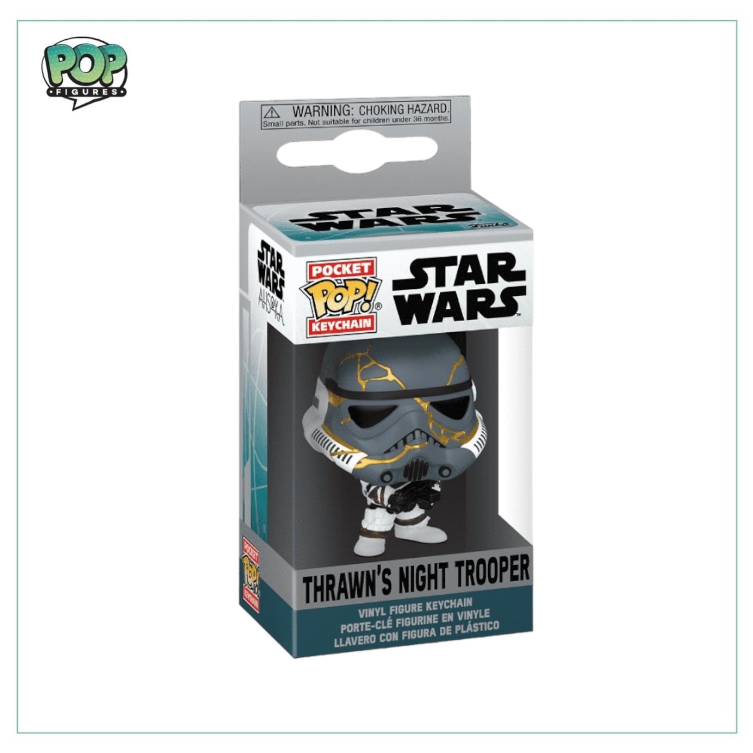 Funko Pop! Clone Trooper Phase 1 #689 from Star Wars: Ahsoka, exclusive to Funko Shop, showcasing detailed design and colors.