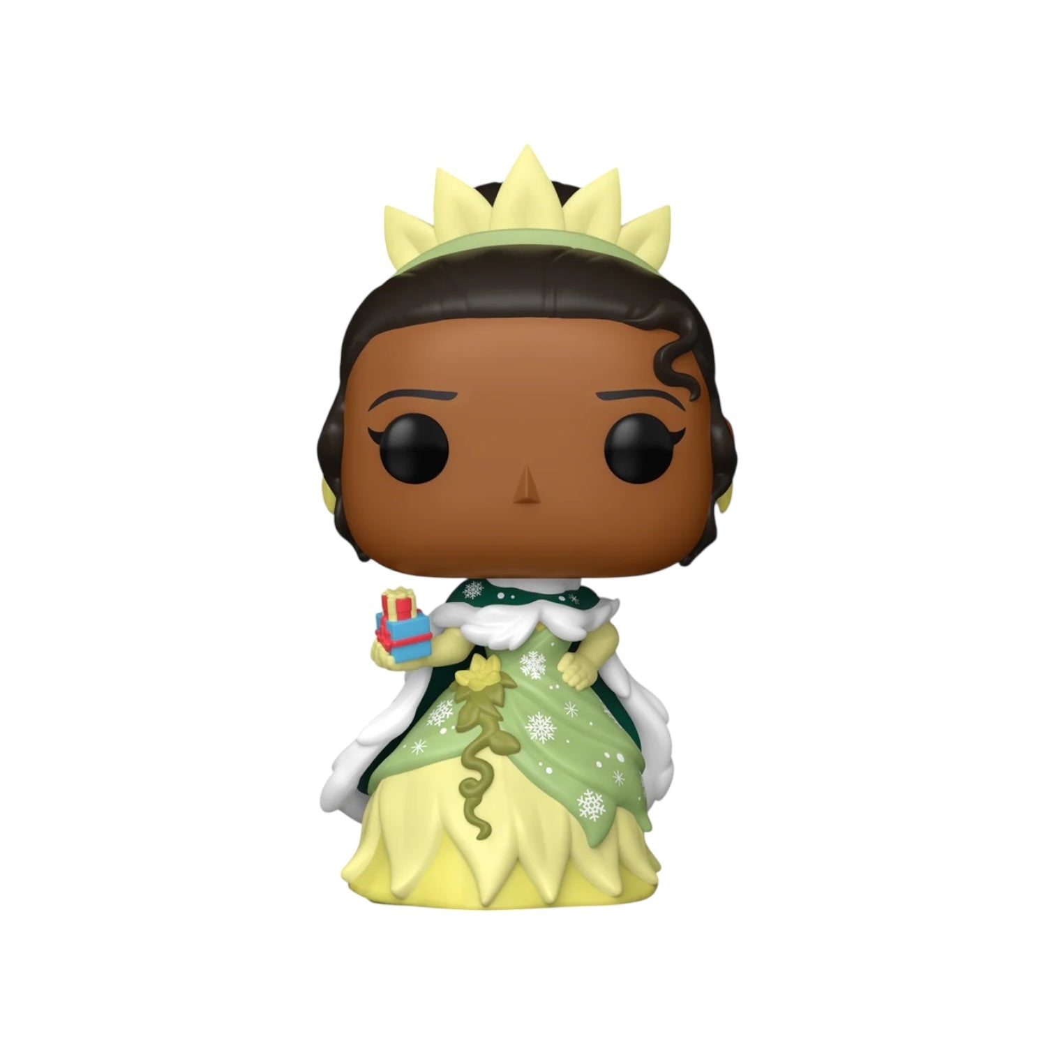 Funko Pop! vinyl figure of a character in a green dress with a crown on a white background