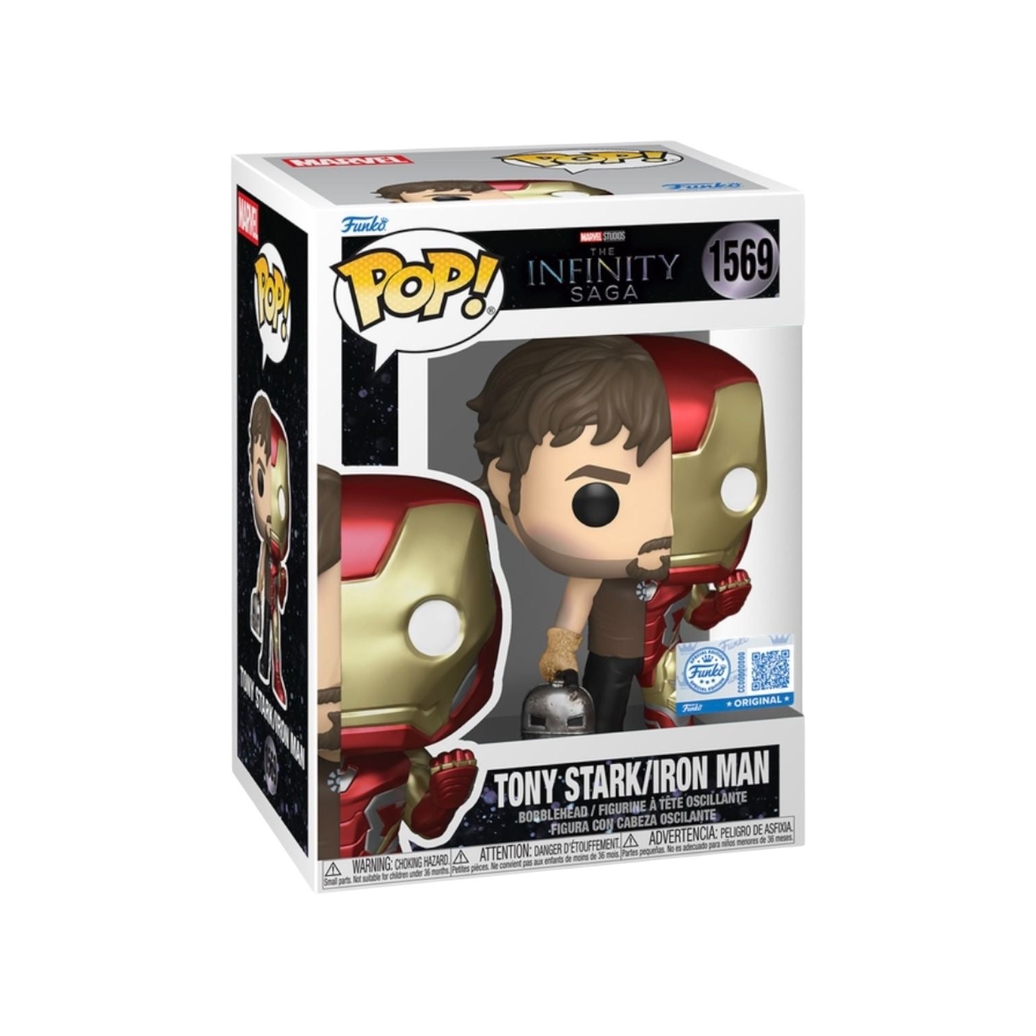 Tony Stark/Iron Man #1569 Funko Pop! - The Infinity Saga - Funko ExclusiveBox