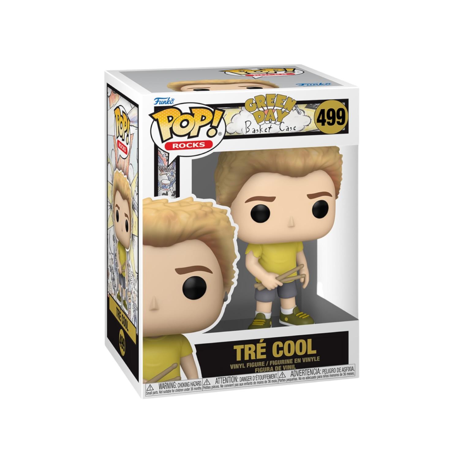 Funko Pop! Rocks vinyl figure packaging with 'Tre Cool' on a white background