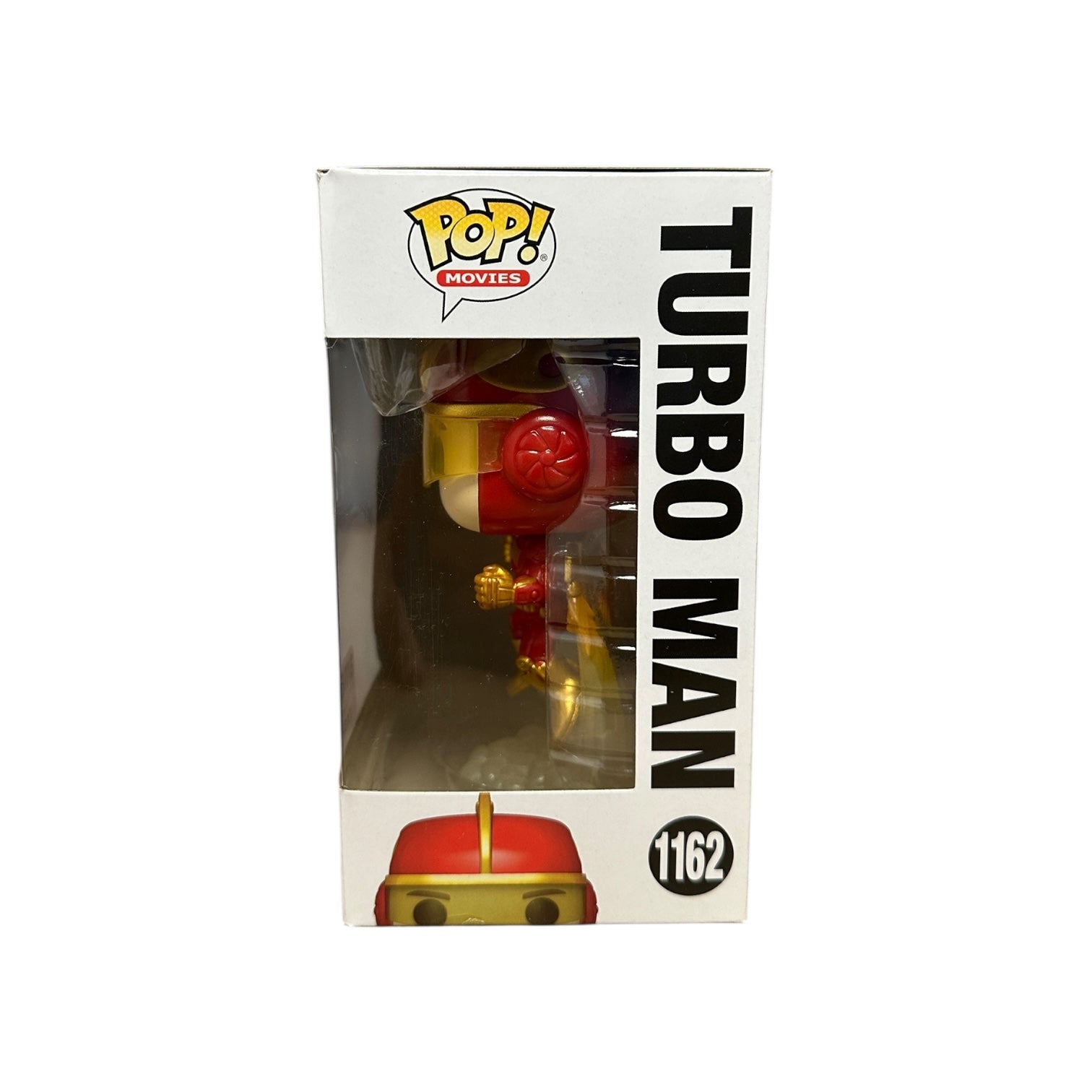 Pop! Movies Turbo Man figure packaging on a white background