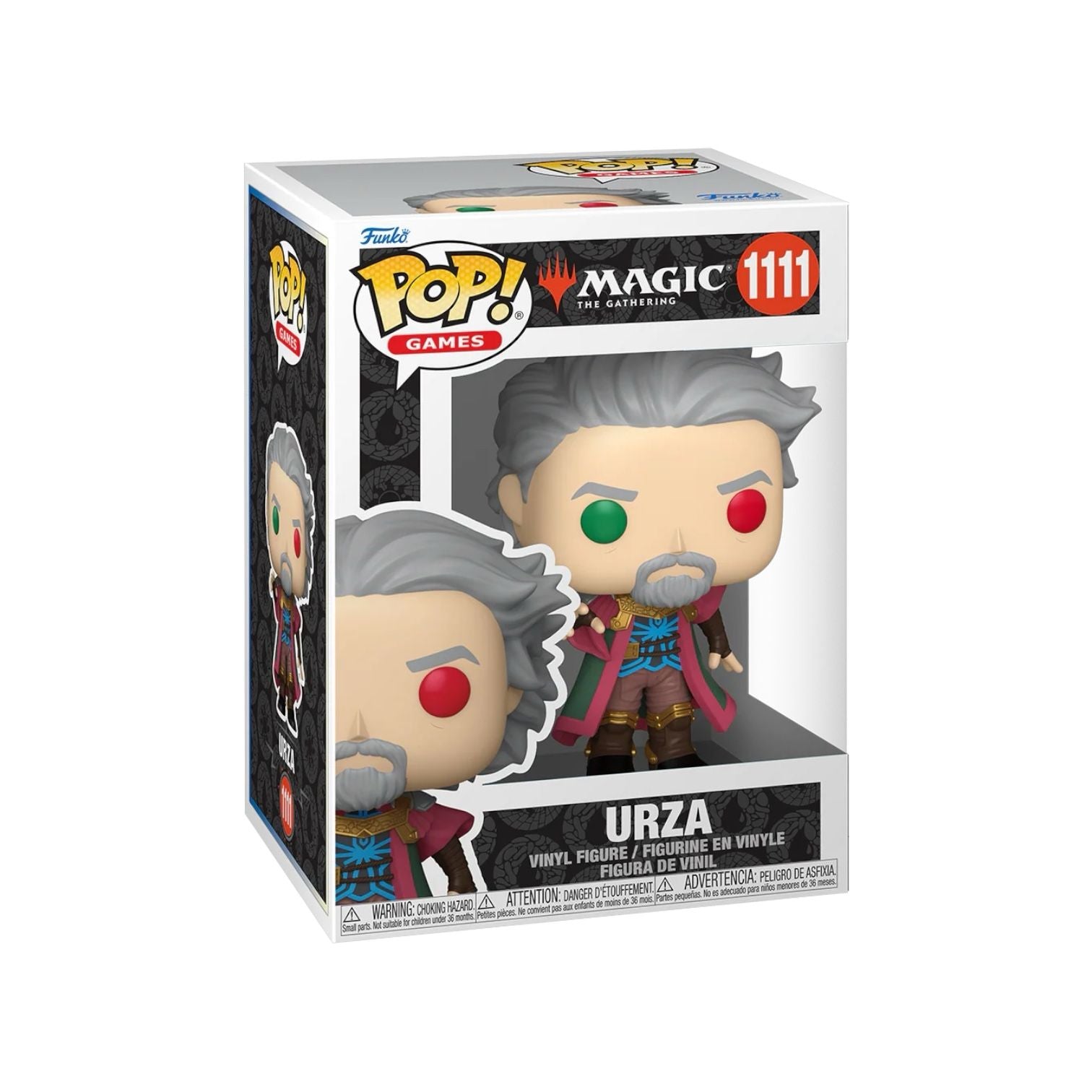 Funko Pop! vinyl figure packaging with 'Urza' character on a white background
