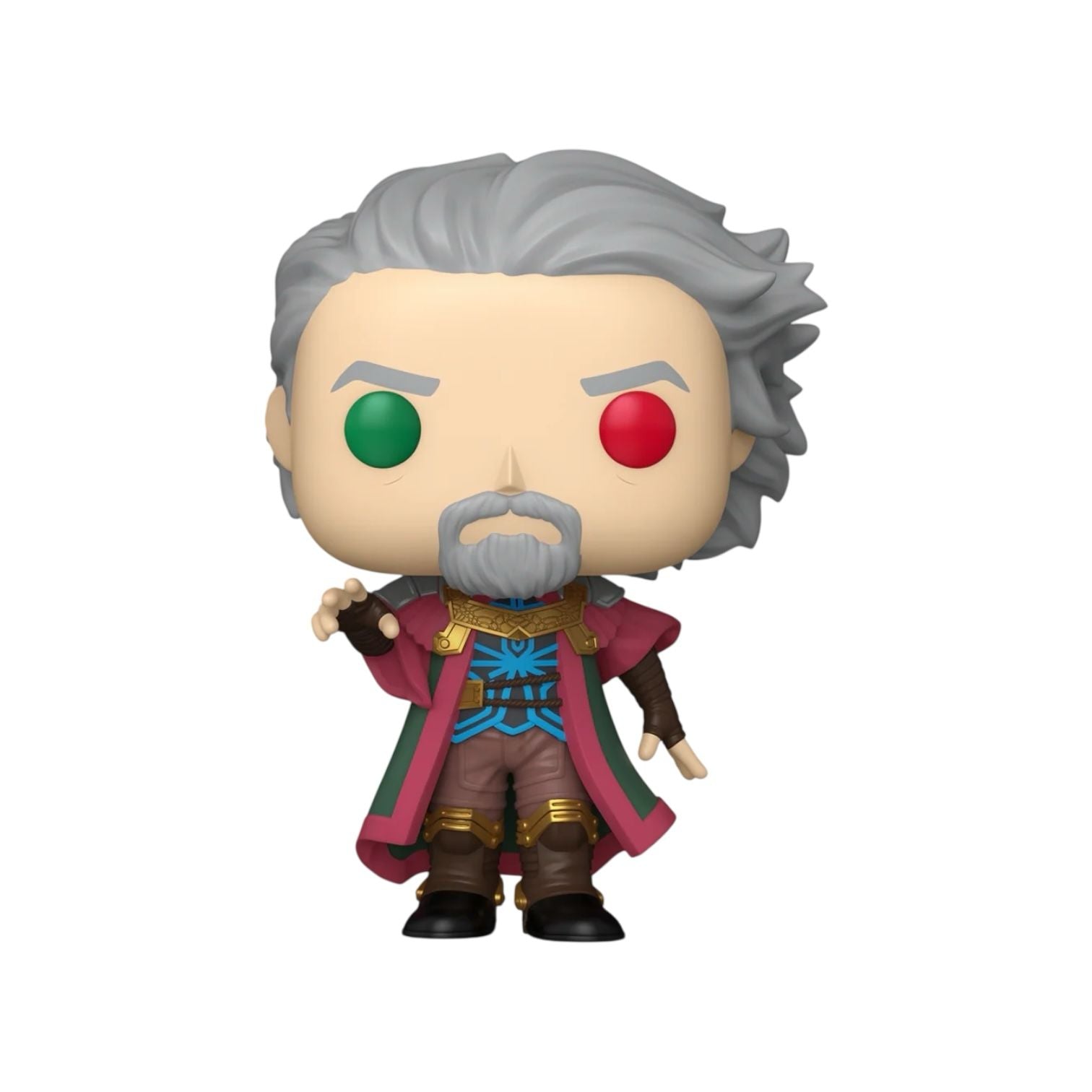 Funko Pop! vinyl figure of a character with gray hair and colorful outfit on a white background
