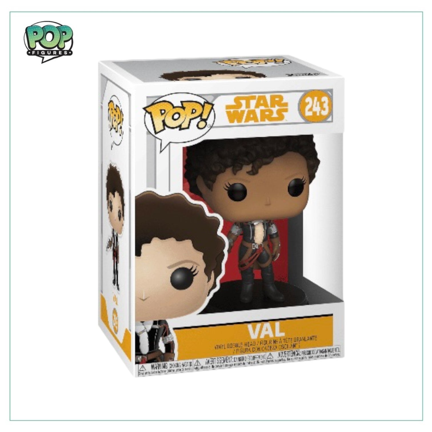 Funko Pop! Val #243 from Star Wars, 2018 edition, in great condition (9/10), perfect for collectors and fans alike.