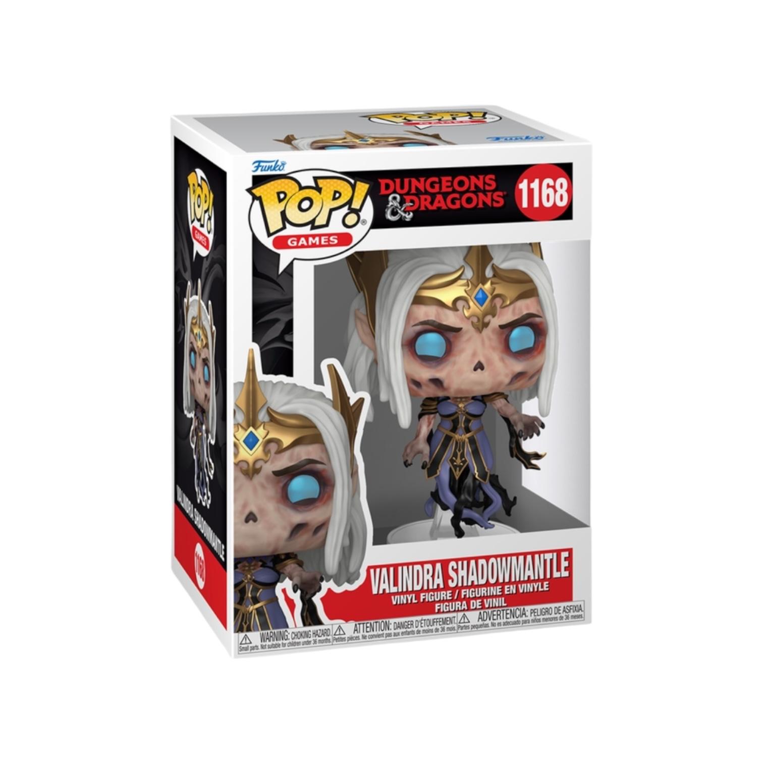 Funko Pop! vinyl figure of Valindra Shadowmantle from Dungeons & Dragons in packaging