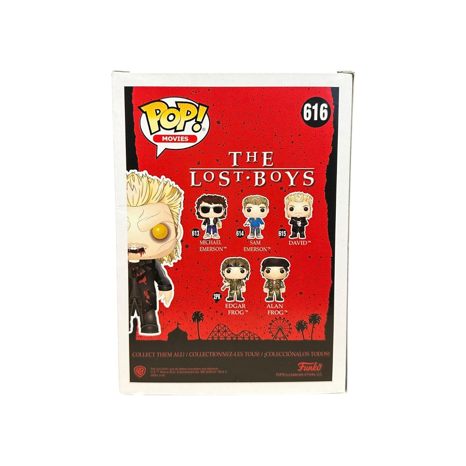 Vampire David #616 Funko Pop! - The Lost Boys - Target Exclusive Back