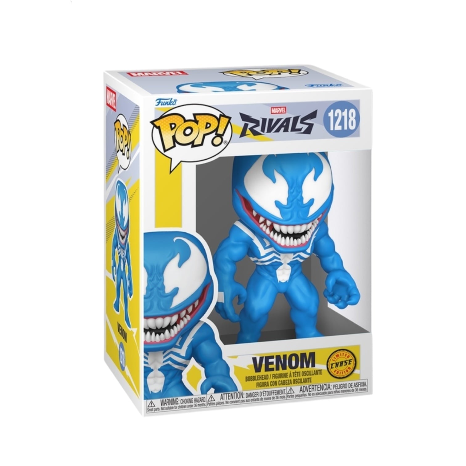 Funko Pop! Rivals Venom figure packaging on a white background