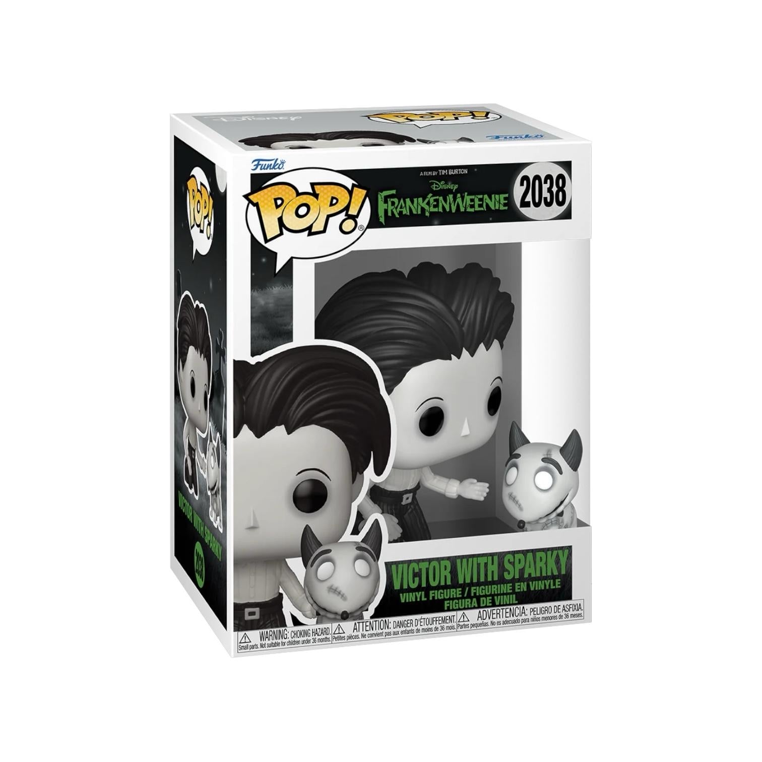 Victor with Sparky | Funko Pop | Frankenweenie | Collectibles | Disney