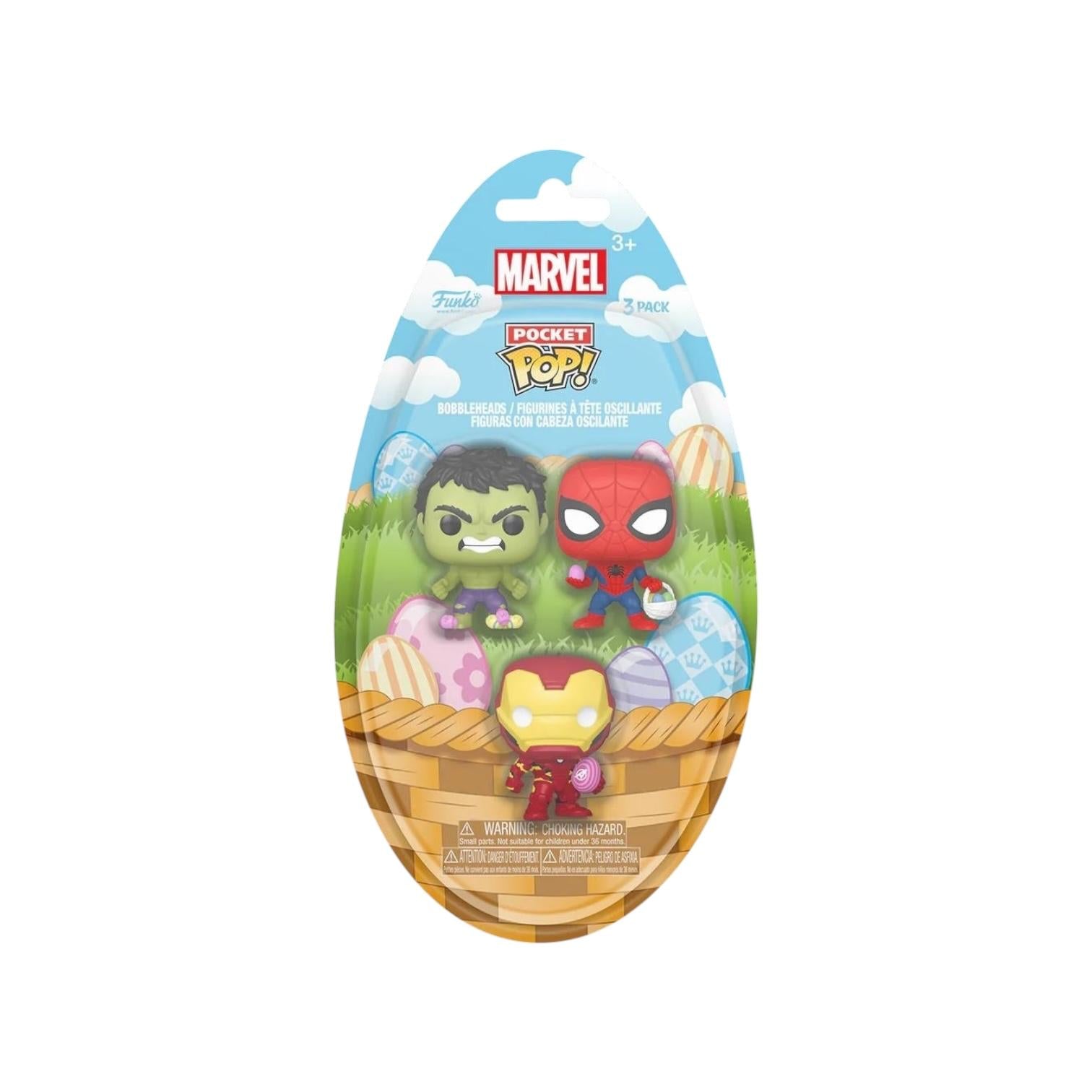 Marvel Super Heroes (Easter) 3 Pack Funko Pocket Pop - Marvel