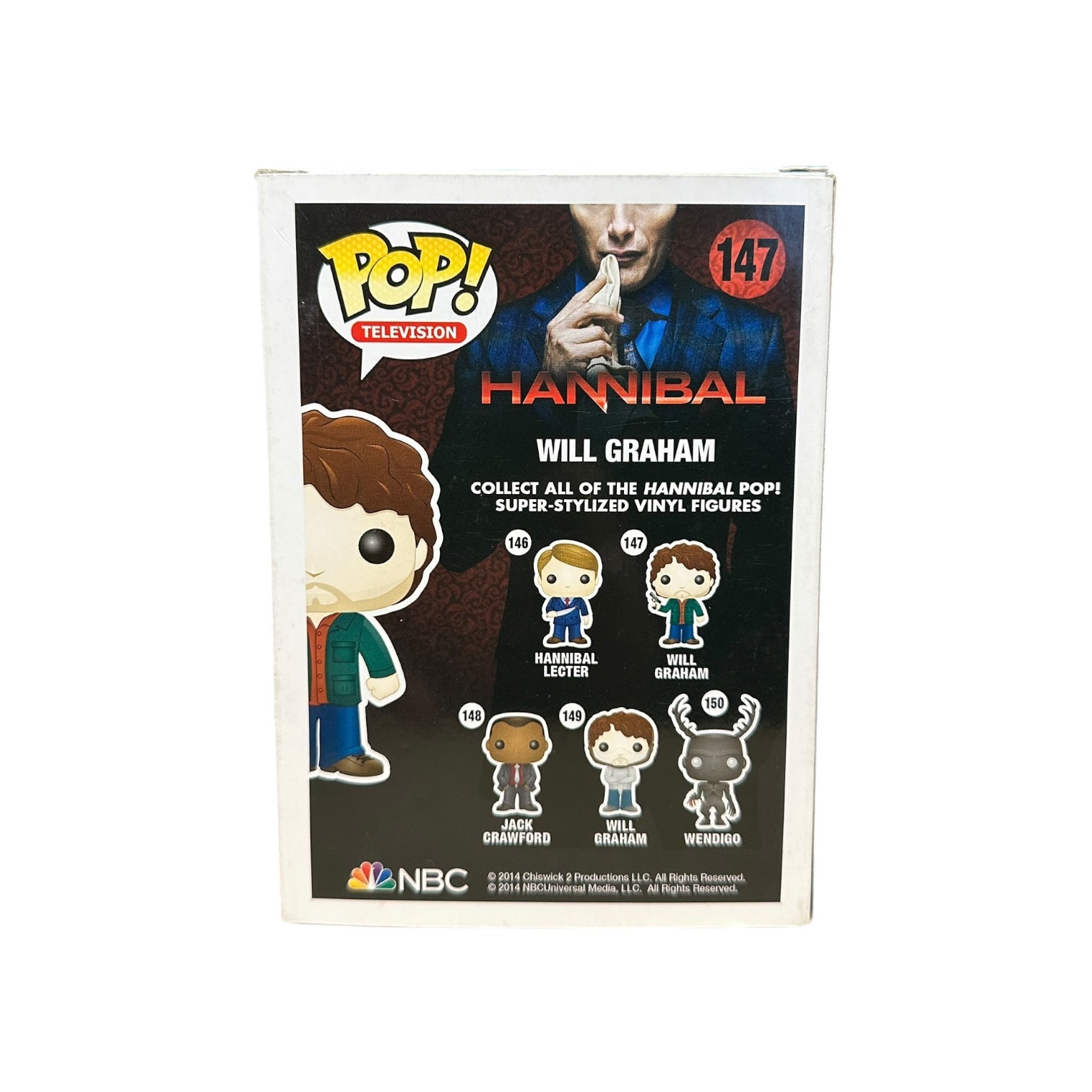 Will Graham #147 Funko Pop! - Hannibal Back