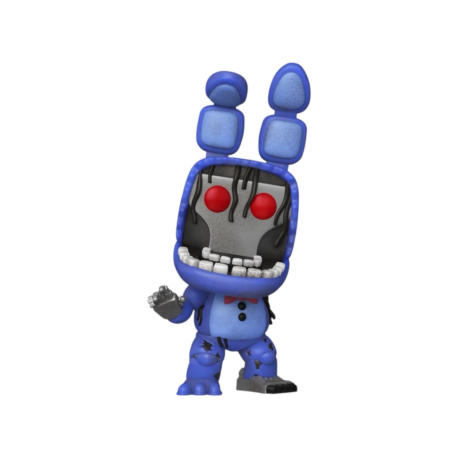 Give your collection a jump scare with POP! Withered Bonnie! Complete your Five Nights at Freddy’s™ lineup by closing in on POP! Withered Bonnie before this animatronic moves! Vinyl figure is approximately 5.2 in (13.2 cm) tall.