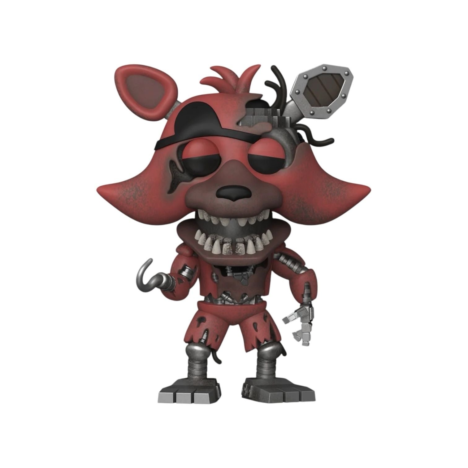 Give your collection a jump scare with POP! Withered Foxy! Complete your Five Nights at Freddy’s™ lineup by closing in on POP! Withered Foxy before this animatronic moves! Vinyl figure is approximately 4.1 in (10.4 cm) tall.