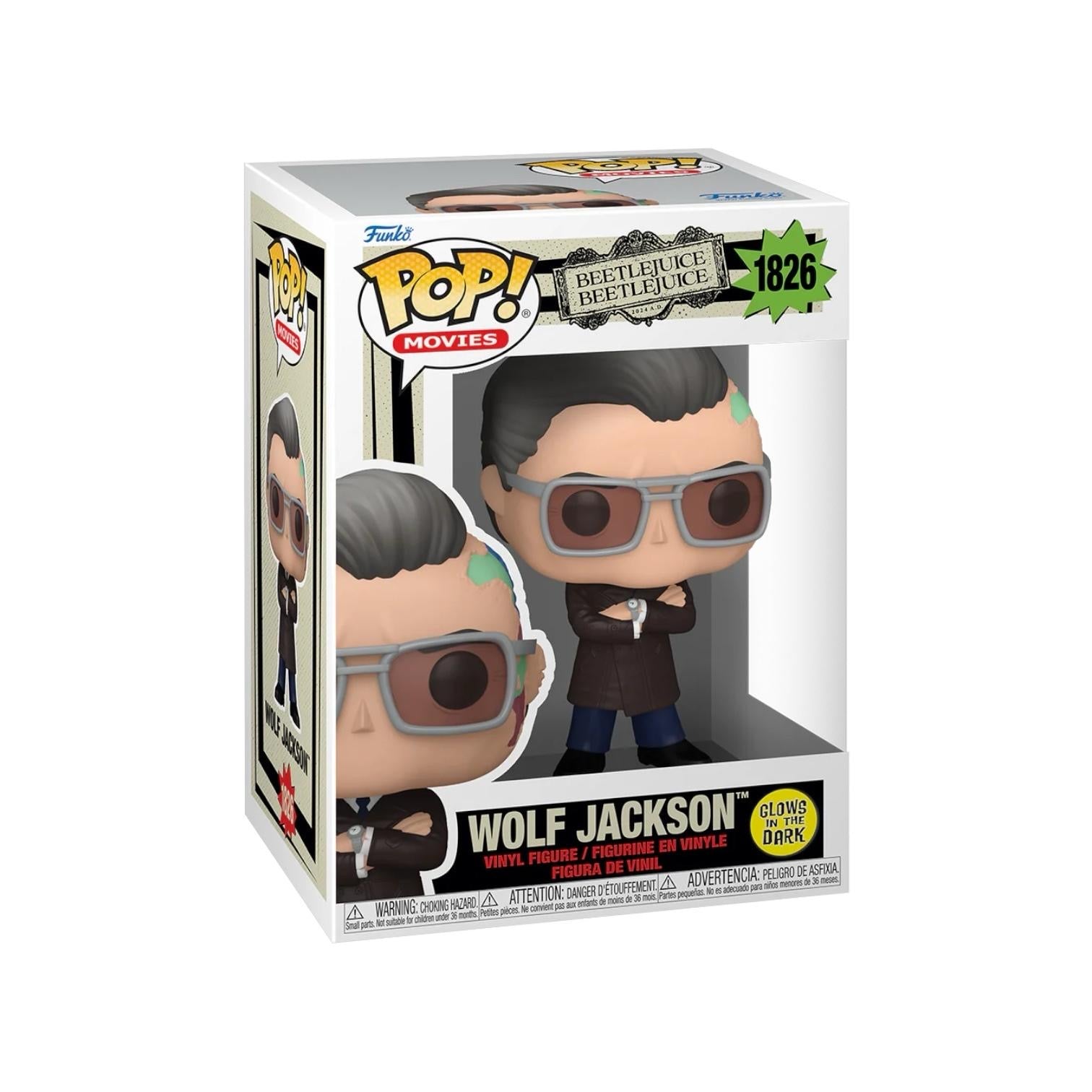 Wolf Jackson with this glow-in-the-dark Funko Pop