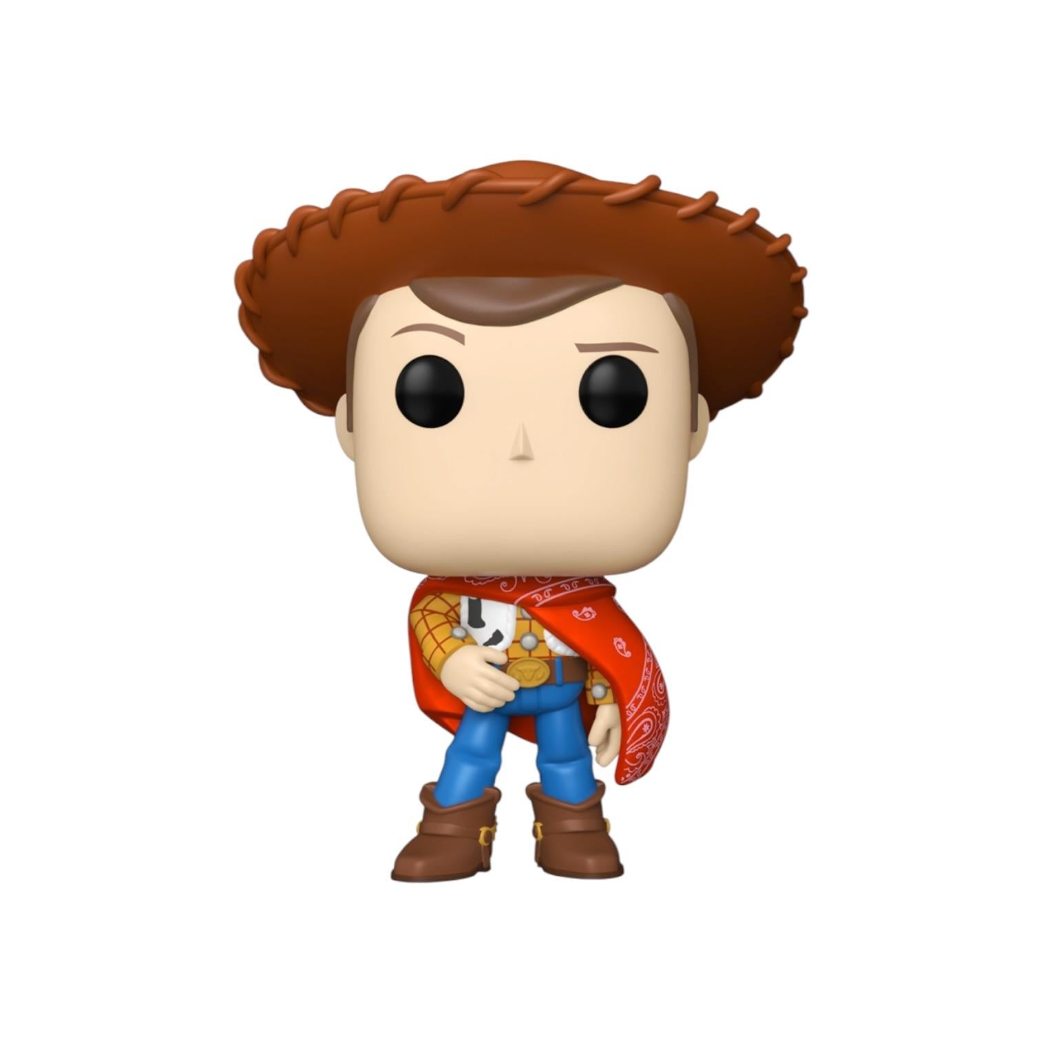 Funko Pop! vinyl figure of a character with brown hair, red bandana, and blue jeans on a white background