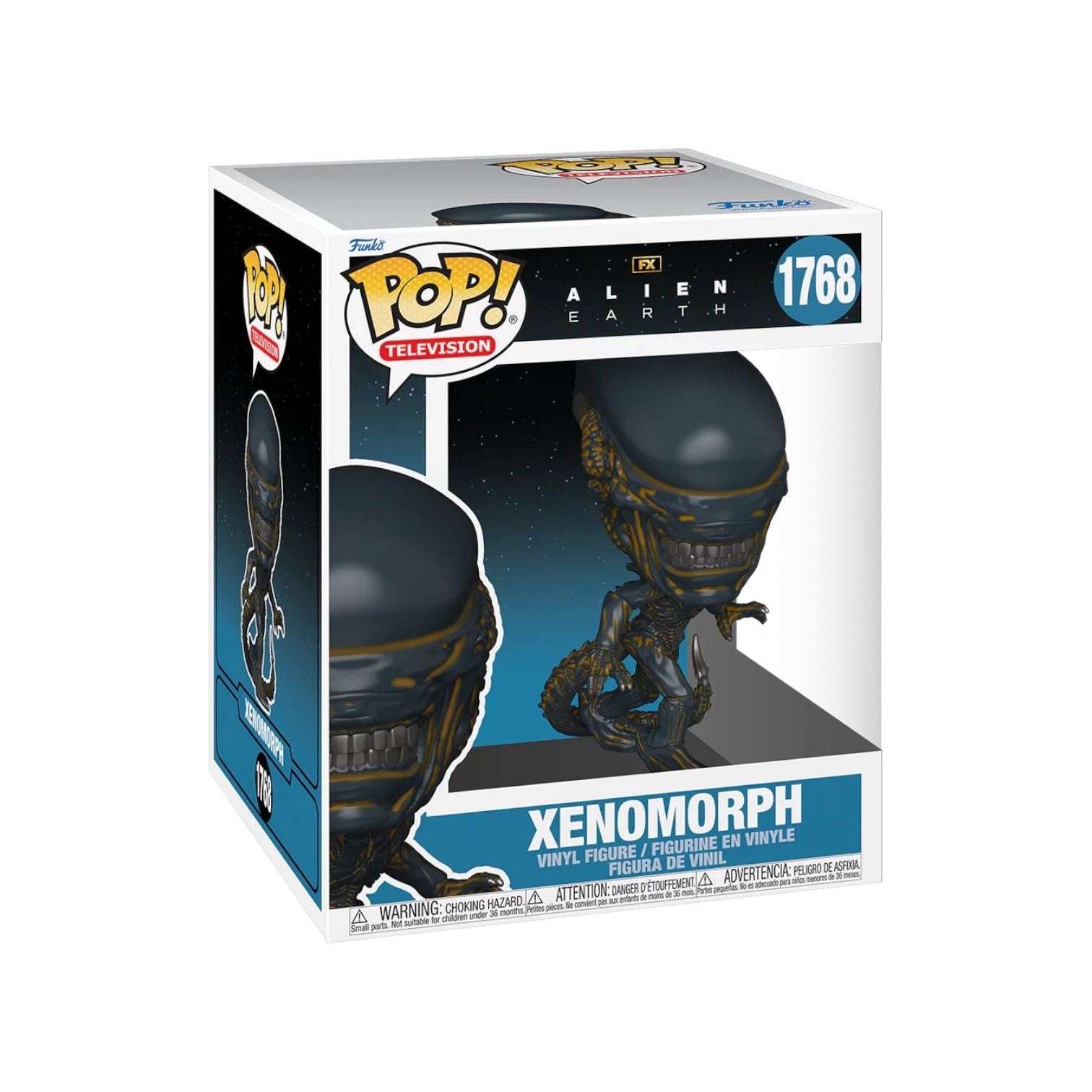 Funko Pop! Xenomorph figure packaging on a white background
