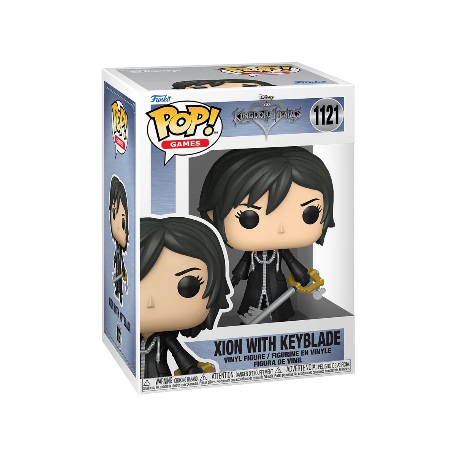Funko Pop! vinyl figure packaging with Xion from Kingdom Hearts on a white background
