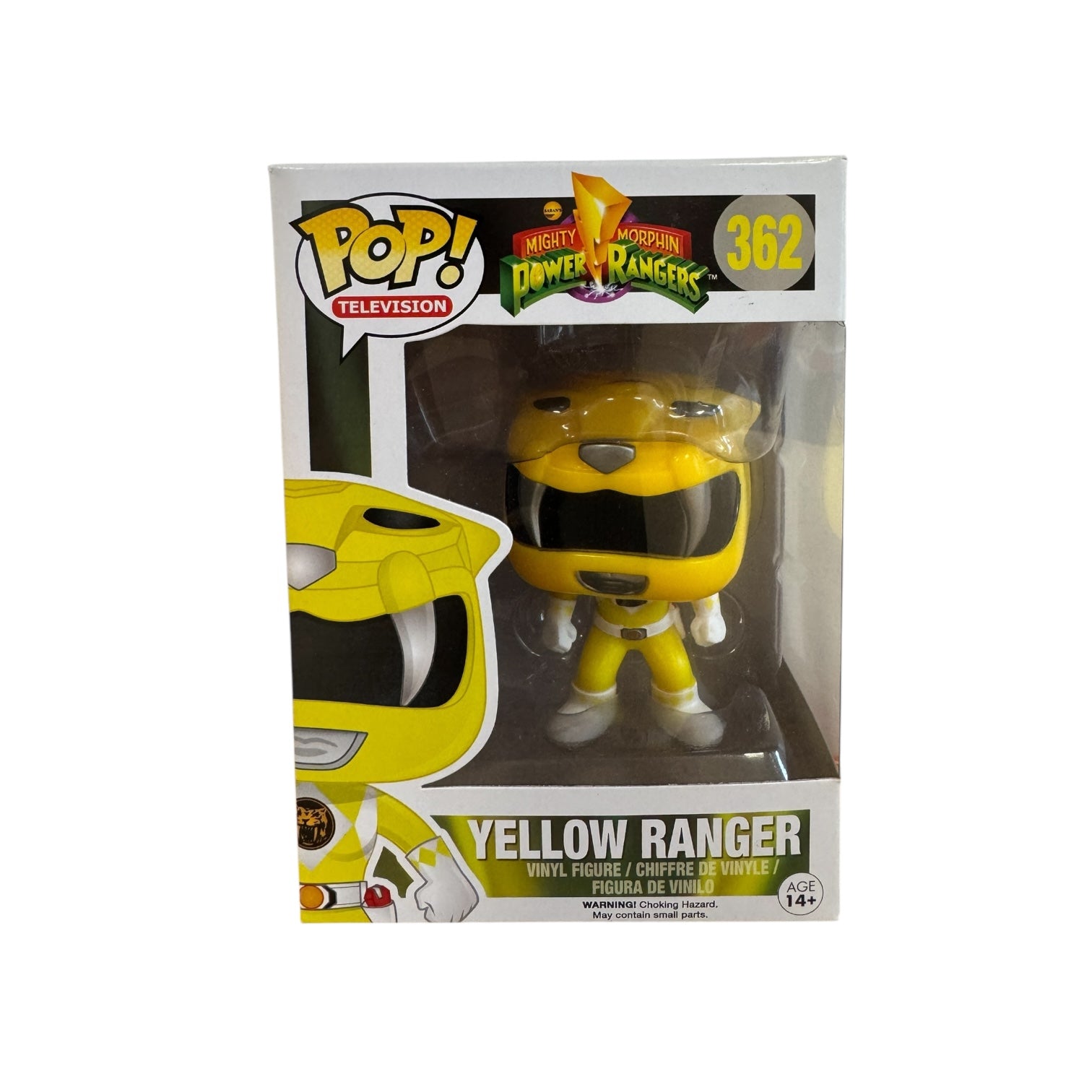 Power Ranger dressed in yellow attire.