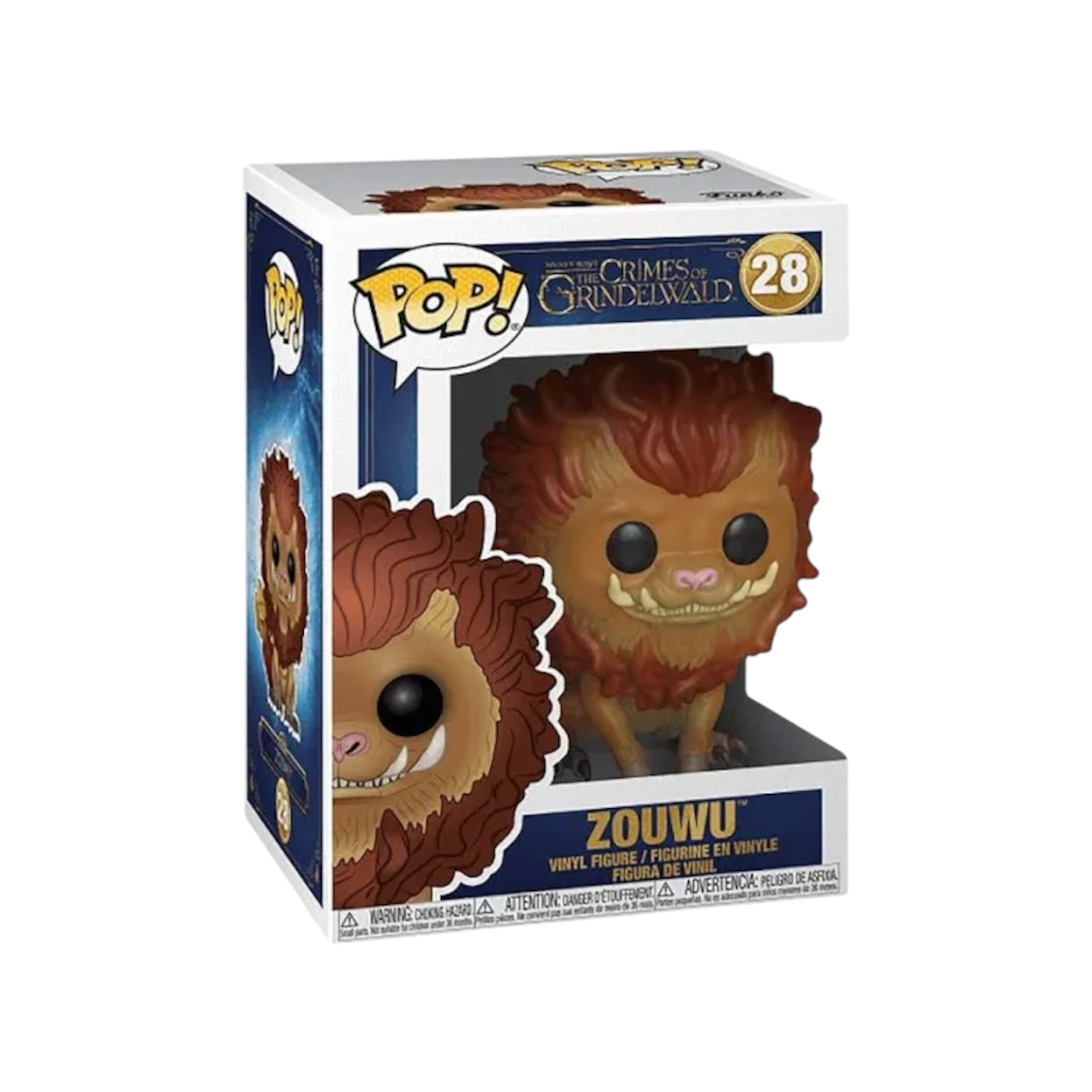 Zouwu #28 Funko Pop! figure from Crimes of Grindelwald, featuring a colorful, detailed design of the magical creature.