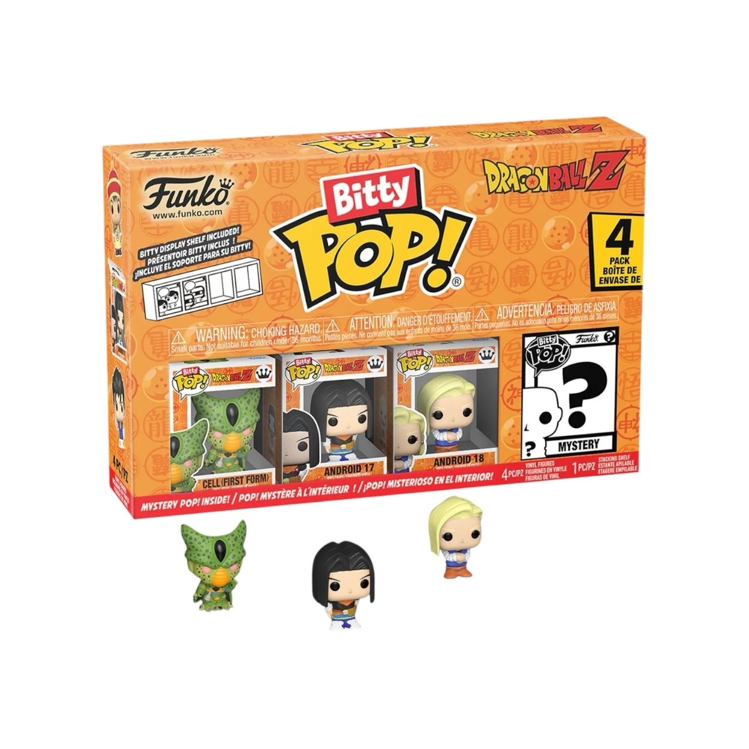 Cell (First Form) Funko 4 Pack Bitty Pop - Dragonball Z - Chance of Chase