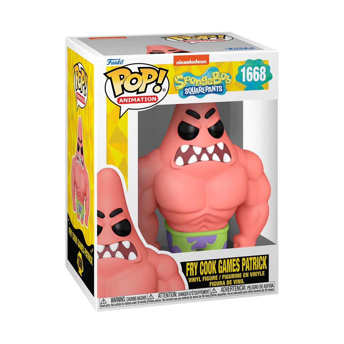 Fry Cook Games Patrick #1668 Funko Pop! - Spongebob Squarepants