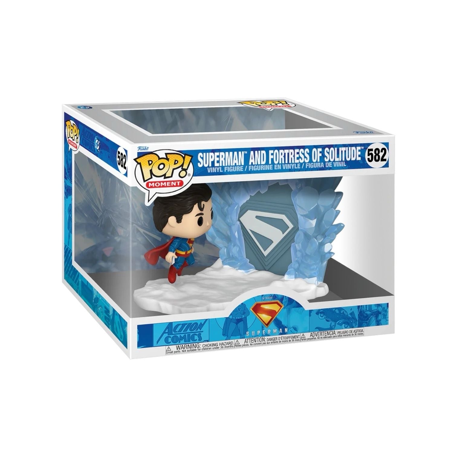 Superman and Fortress of Solitude #582 Funko Pop Moment - Superman