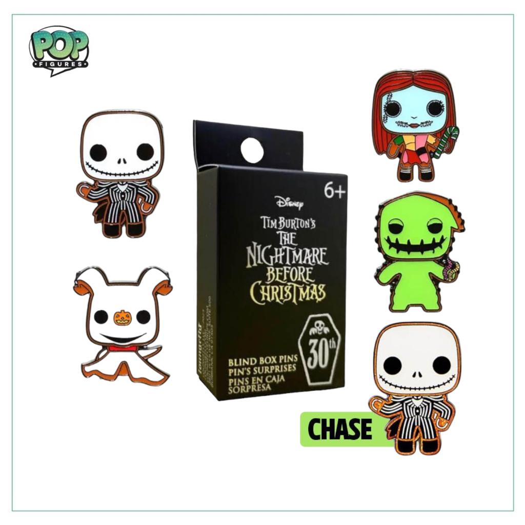The Nightmare Before Christmas Gingerbread 30th Anniversary  - Loungefly Enamel Blind Box