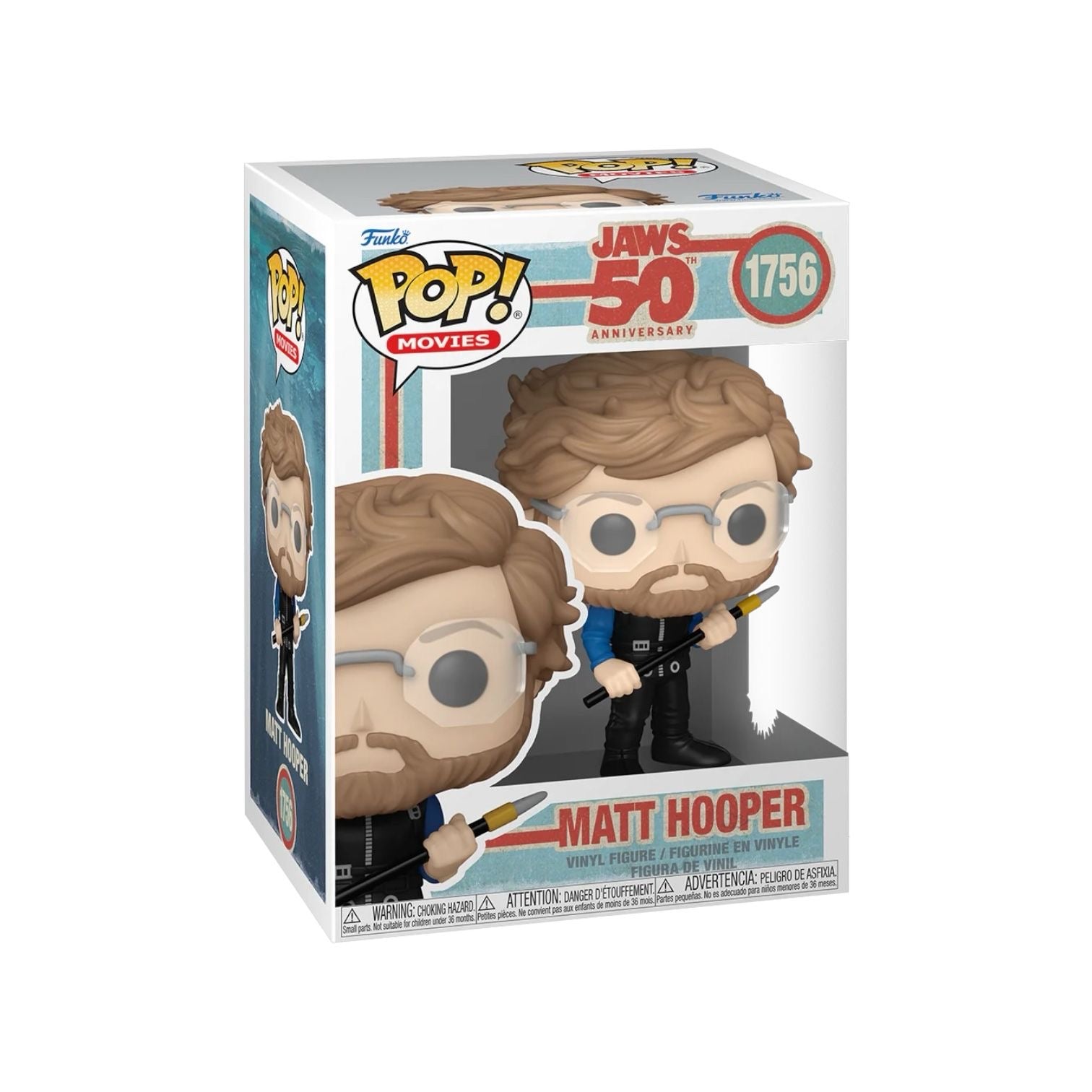 Matt Hooper #1756 Funko Pop - Jaws: 50th Anniversary - PREORDER