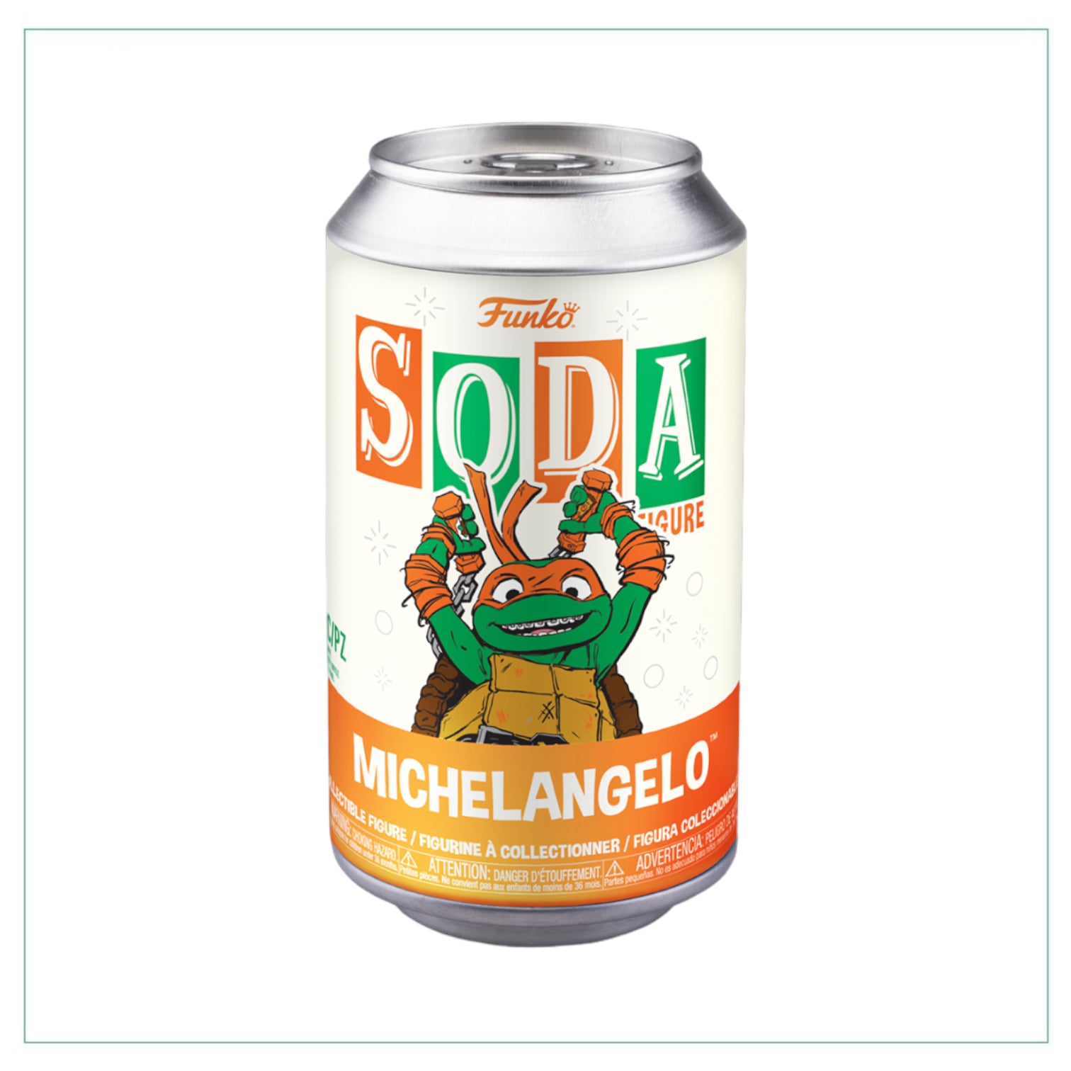 Michelangelo Funko Soda Vinyl Figure! - Teenage Mutant Ninja Turtles Mutant Mayhem - Chance of Chase