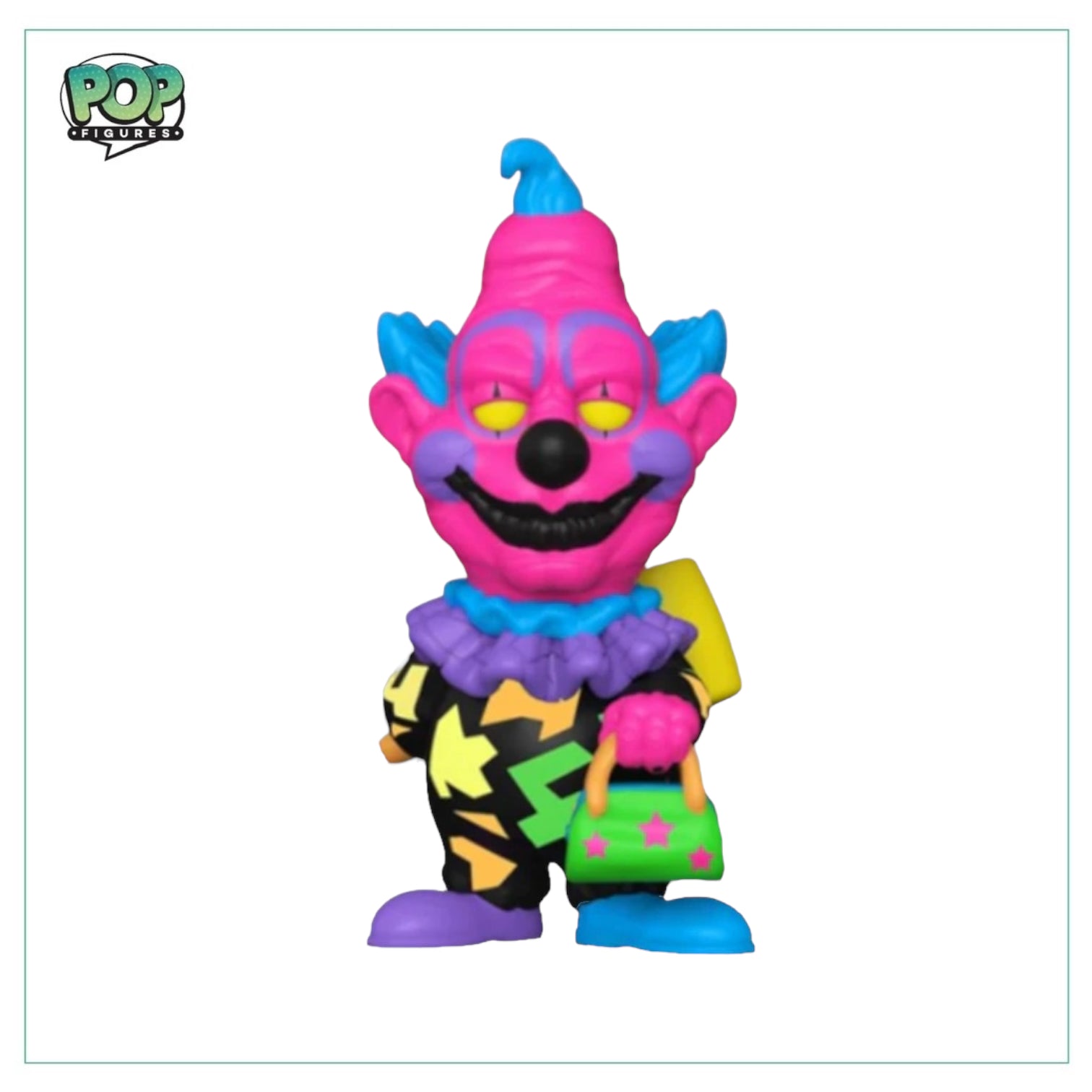 Jumbo #1383 (Blacklight) Funko Pop! - Killer Klowns from Outer Space 35 - Gamestop Exclusive