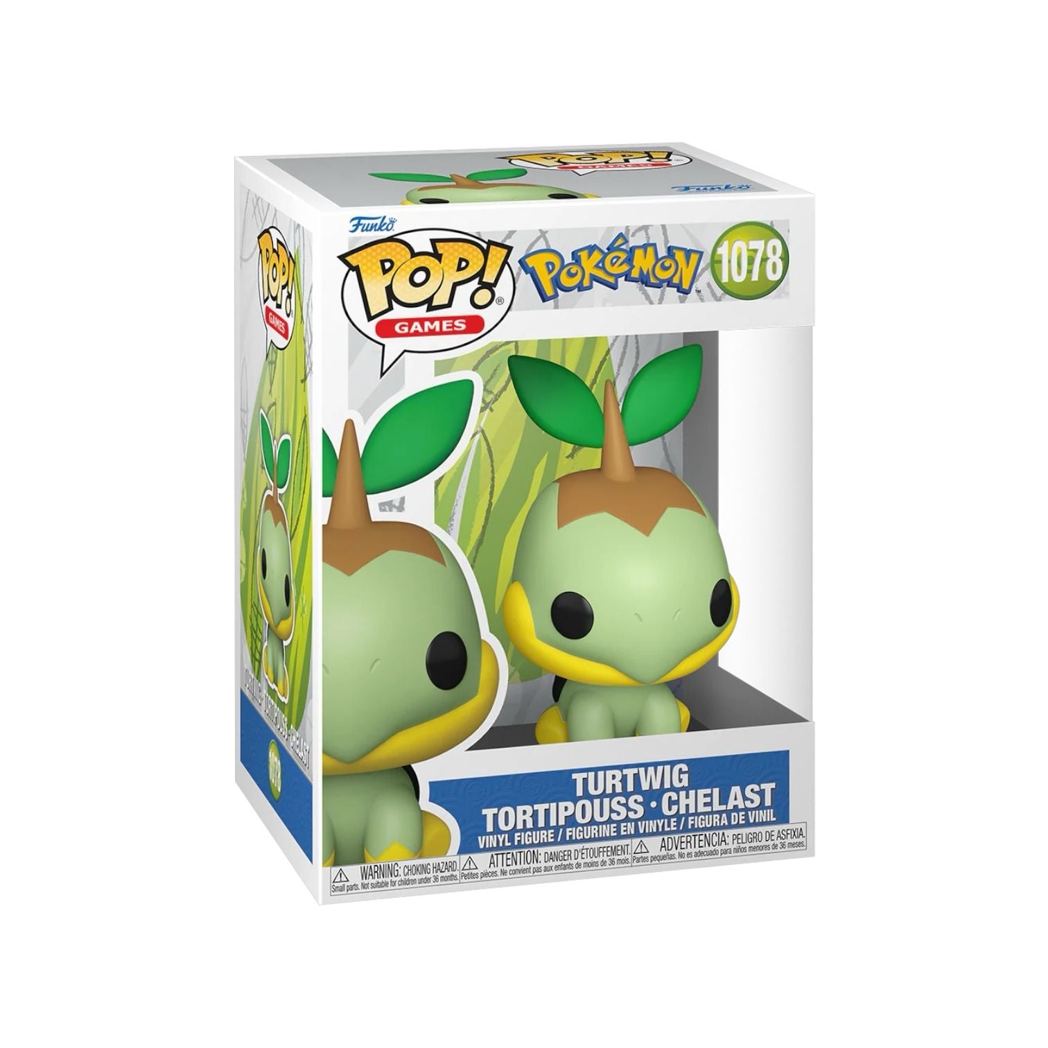 Your dream of becoming a Trainer is not out of reach! Catch POP! Turtwig to add to your Pokémon collection.