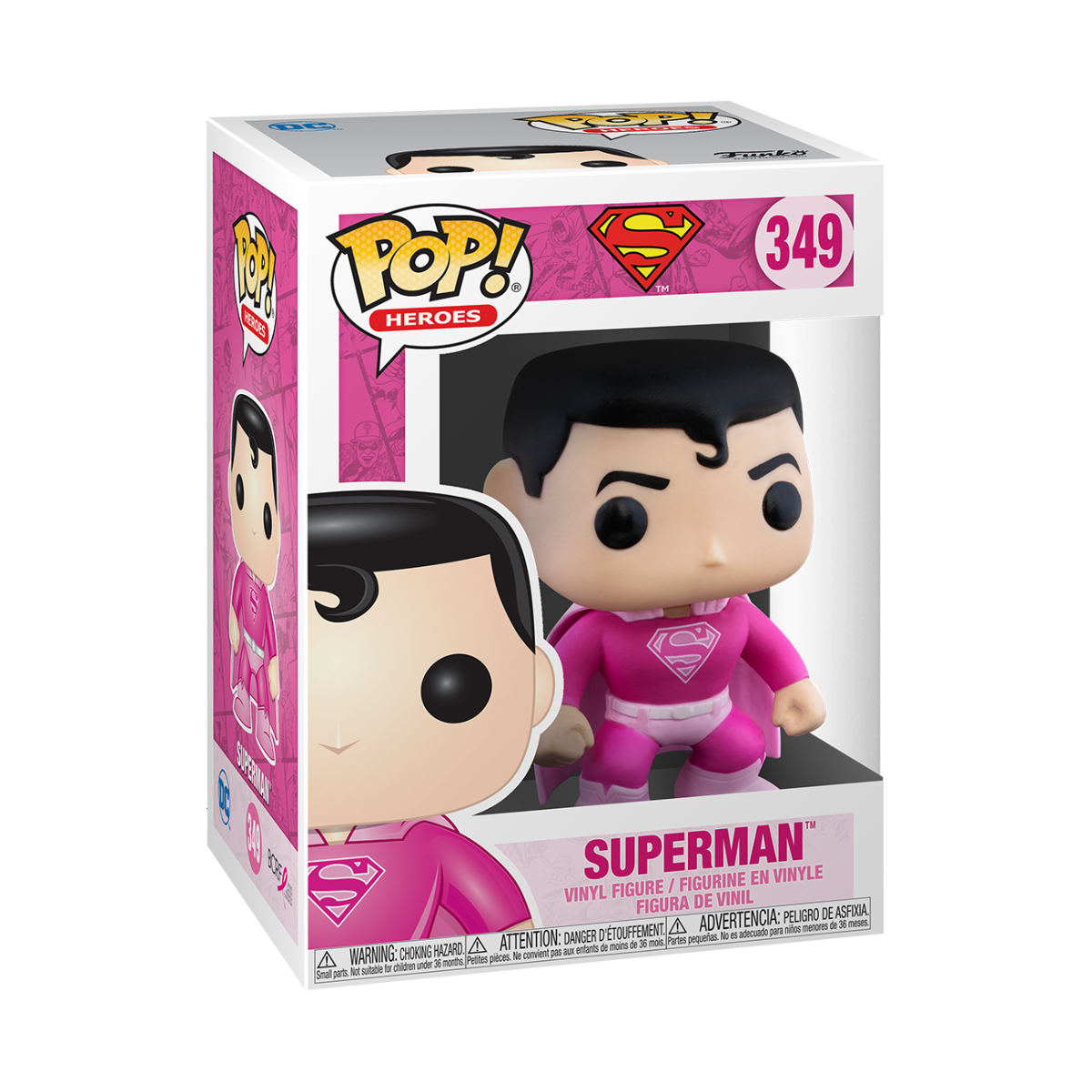 Superman #349 Funko Pop! Breast Cancer Awareness