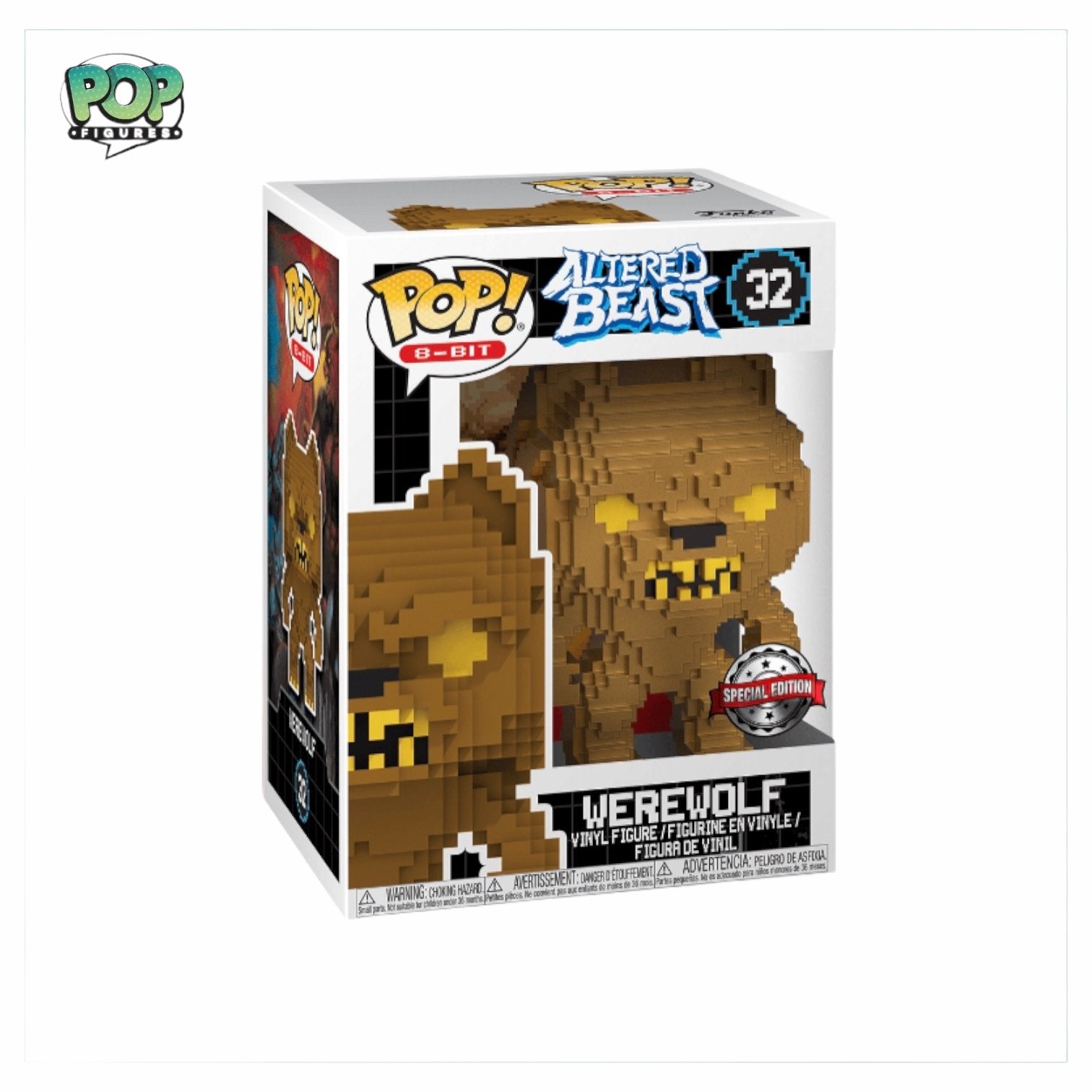 8 Werewolf #32 Funko Pop! 8-Bit (Special Edition) Altered Beast - Pop Figures | Funko | Pop Funko | Funko Pop