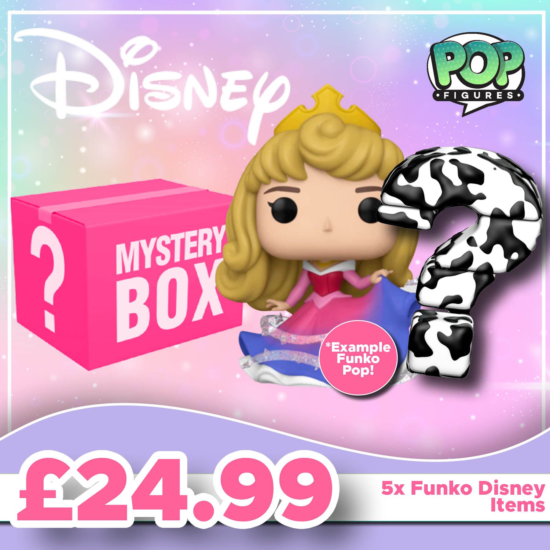 5 x Funko Disney items Mystery Box