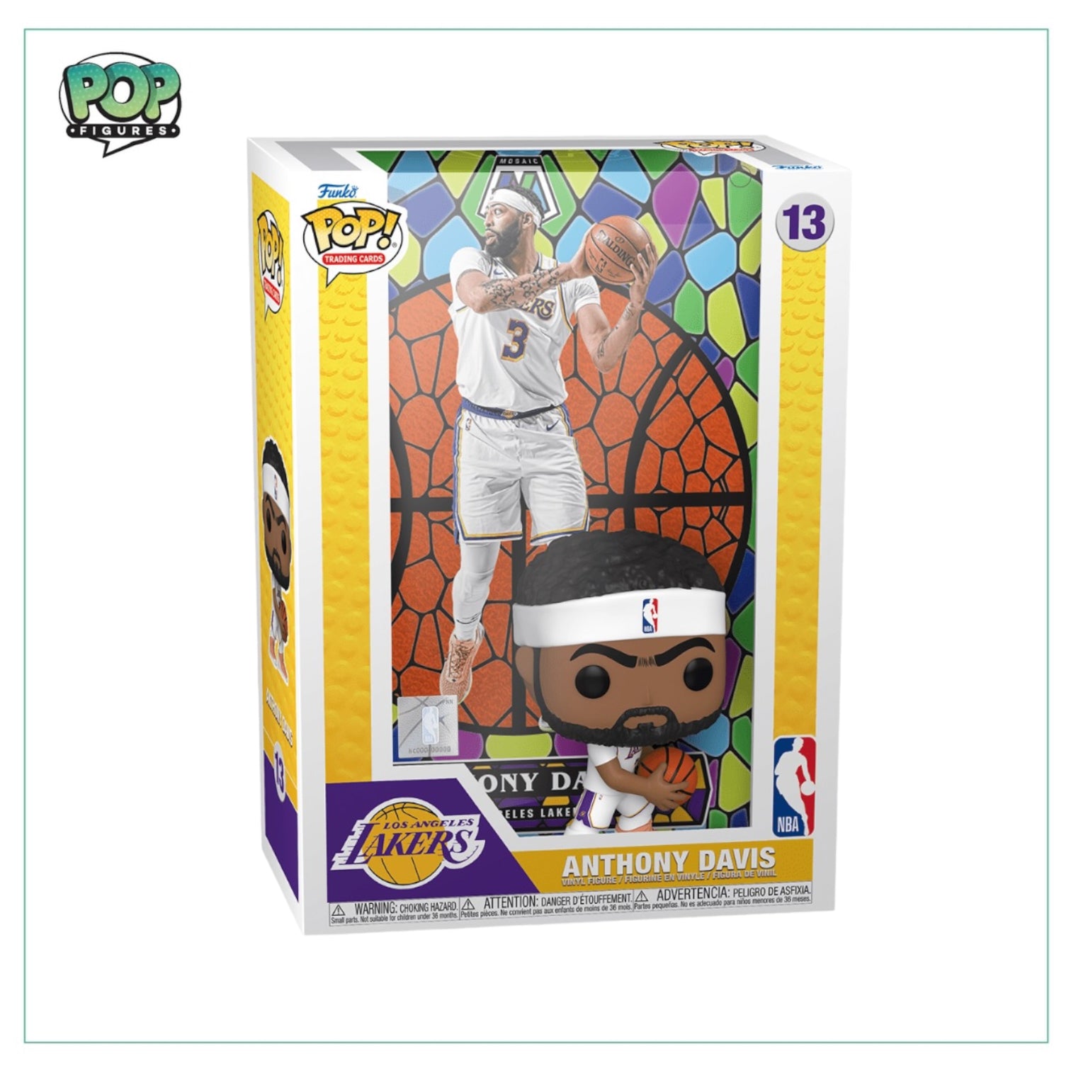 Anthony David (Mosaic) #13 Funko Pop! Trading Card, featuring a colorful and collectible design for fans and collectors alike.