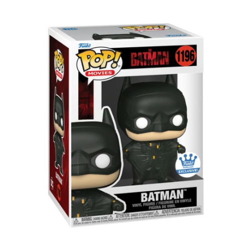 Batman #1196 Funko Pop! features the Dark Knight in a wingsuit, exclusive to Funko Shop, perfect for collectors.