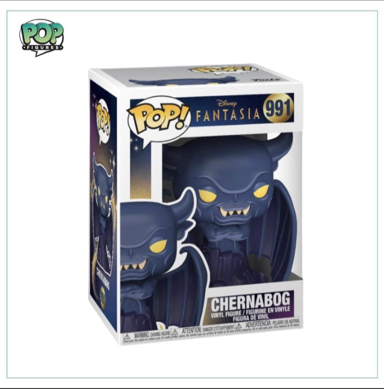 Chernabog #991 Funko Pop! figure from Disney's Fantasia, featuring the dark, winged demon with a menacing expression.
