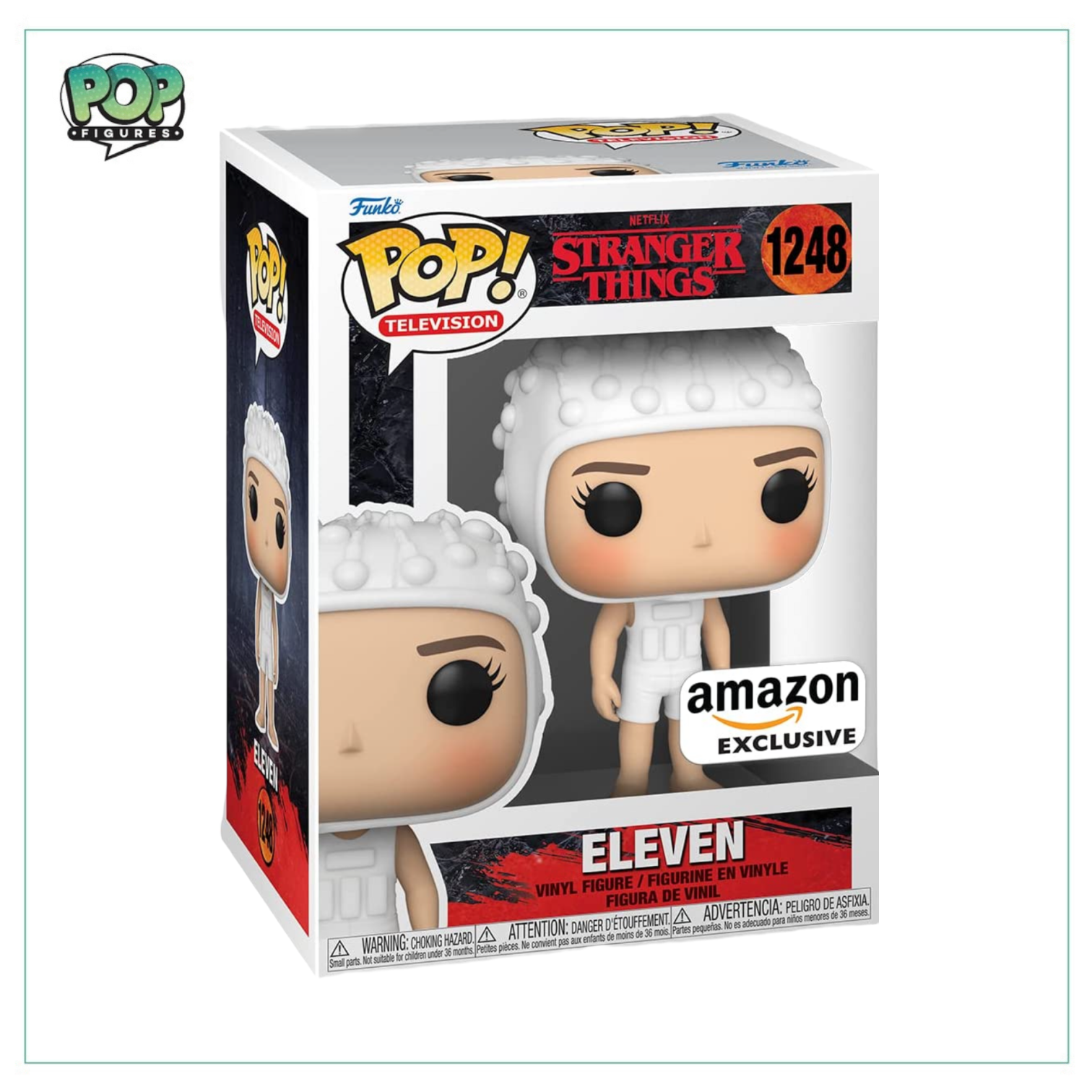 Funko Pop! figure of Eleven from Stranger Things, an Amazon exclusive.