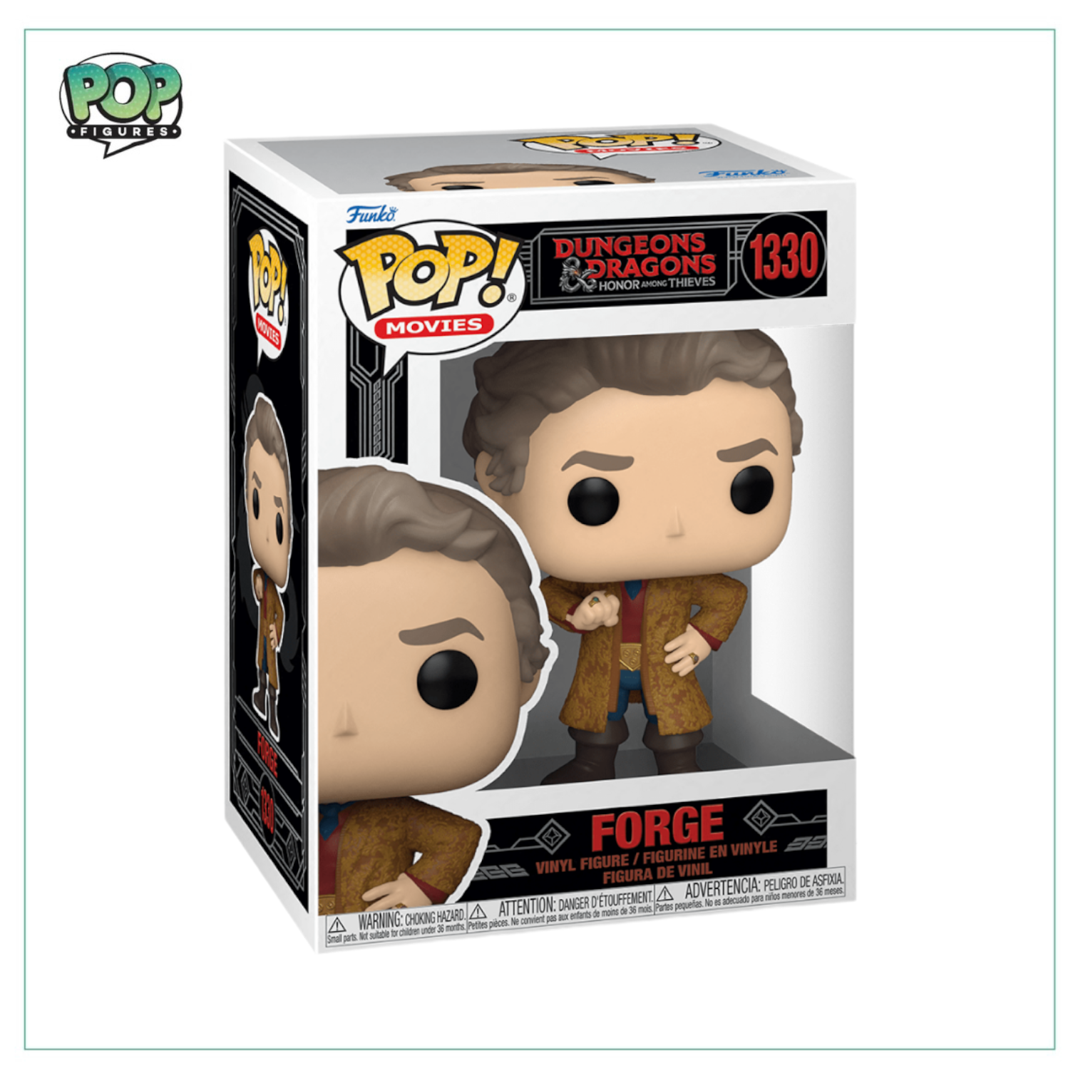 Funko Pop! figure of Forge #1330 from Dungeons & Dragons, featuring a character with a cool design and unique details.