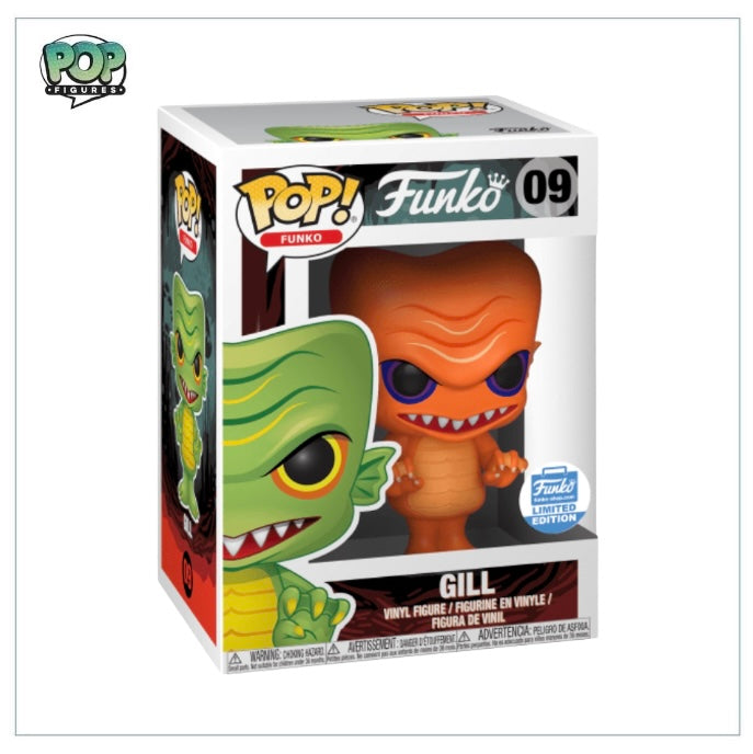 Funko Pop! Gill (Orange) #09, a limited edition collectible figure with vibrant orange color and playful design.