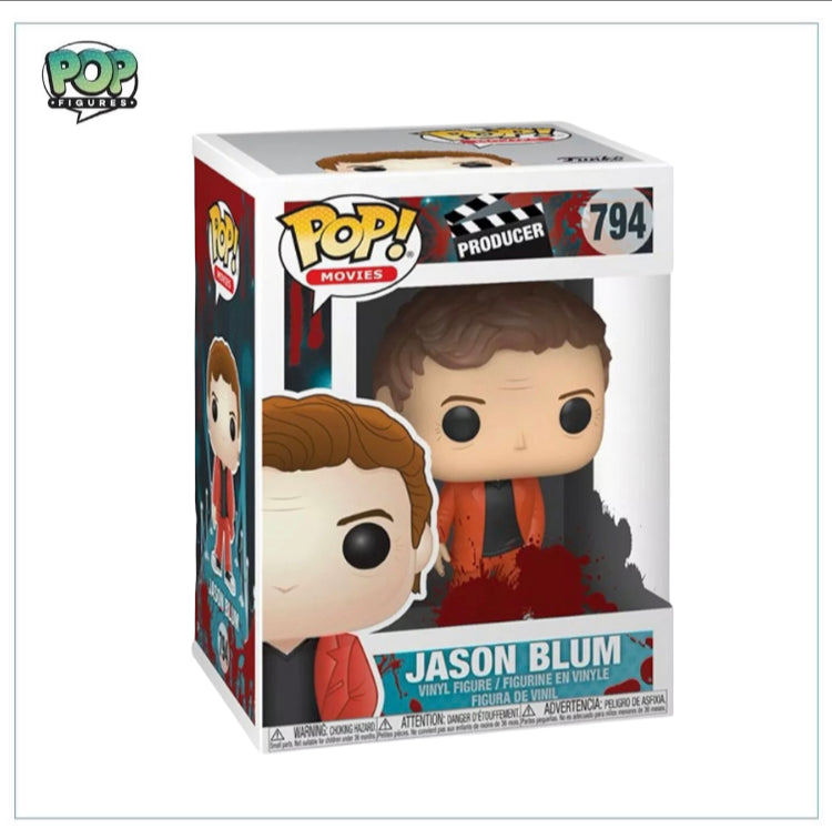 Funko Pop! figure of Jason Blum, the famous movie producer, showcasing his signature style and iconic look.