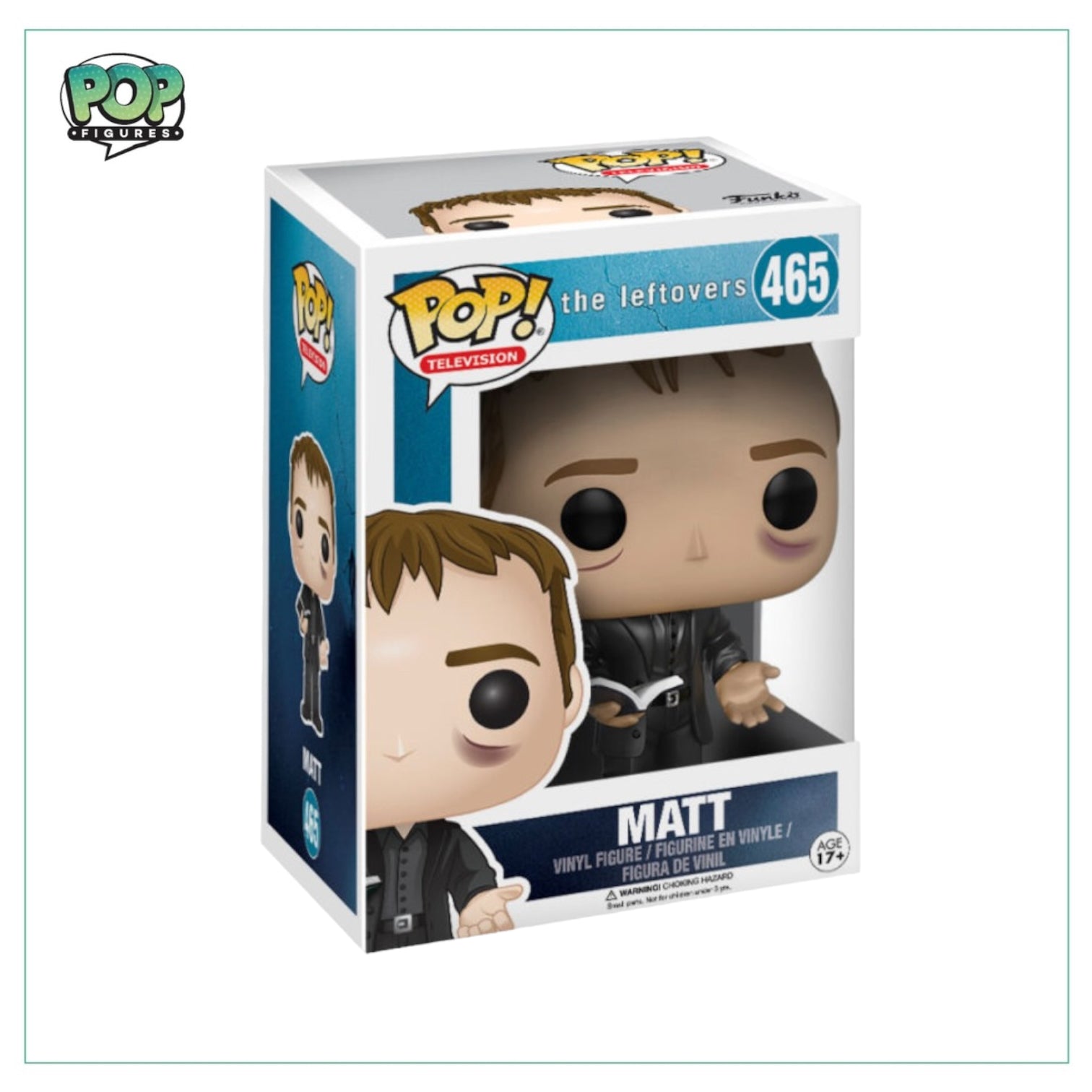 Matt #465 Funko Pop! from The Leftovers, showcasing his unique style and serious look, perfect for collectors.