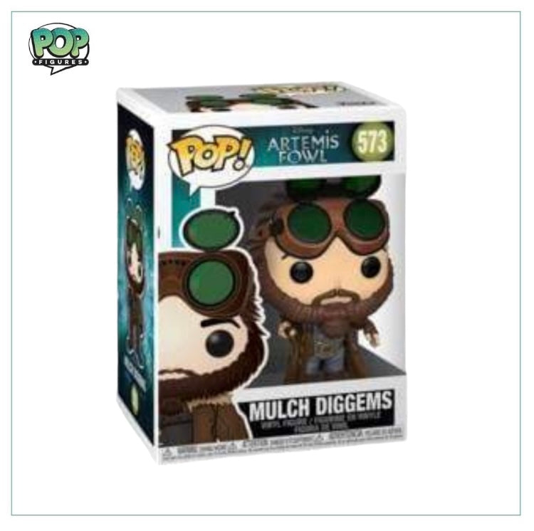 Funko Pop! of Artemis Fowl from Mulch Diggems #573, featuring a detailed design and vibrant colors.